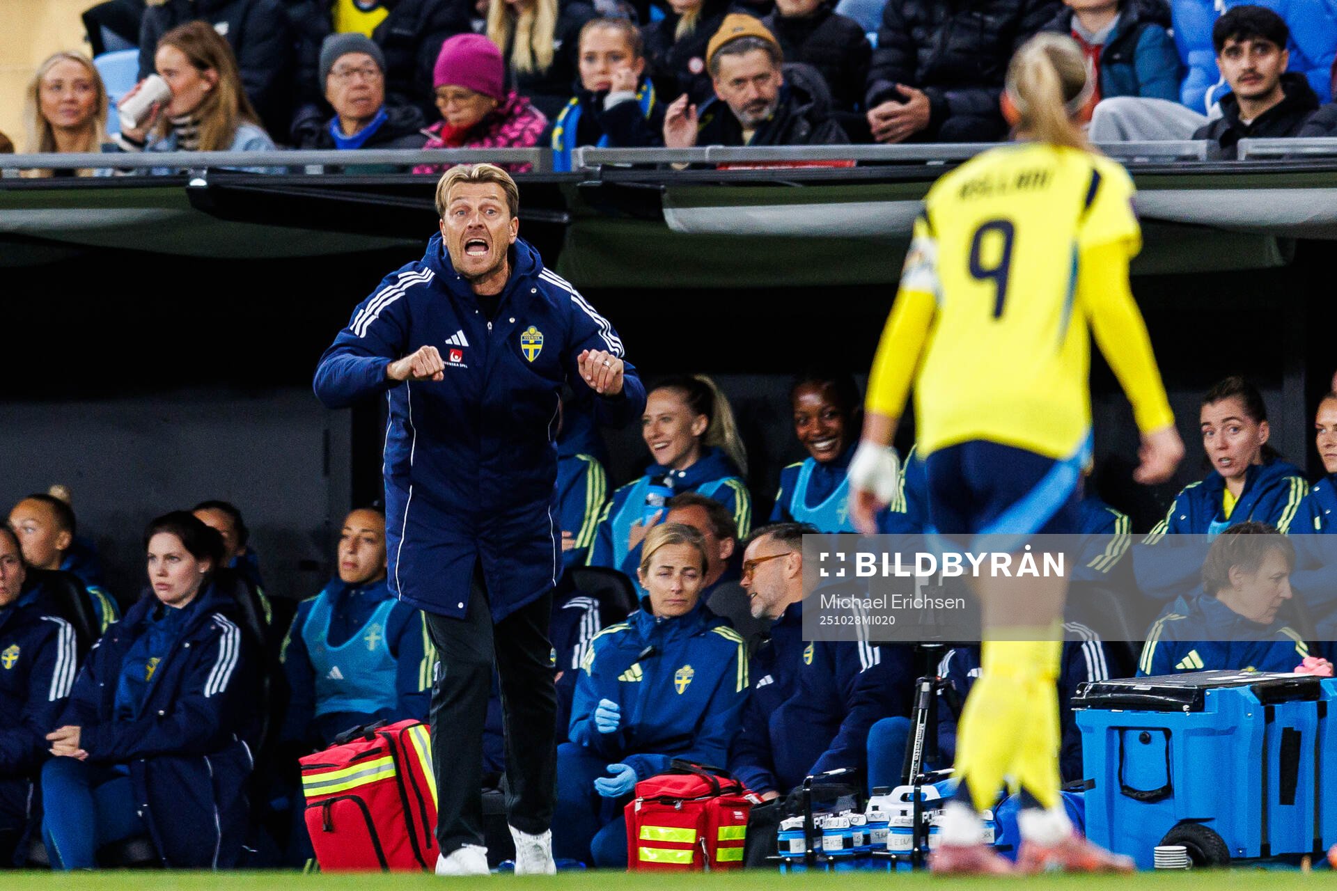 Head coach Tony Gustavsson of Sweden