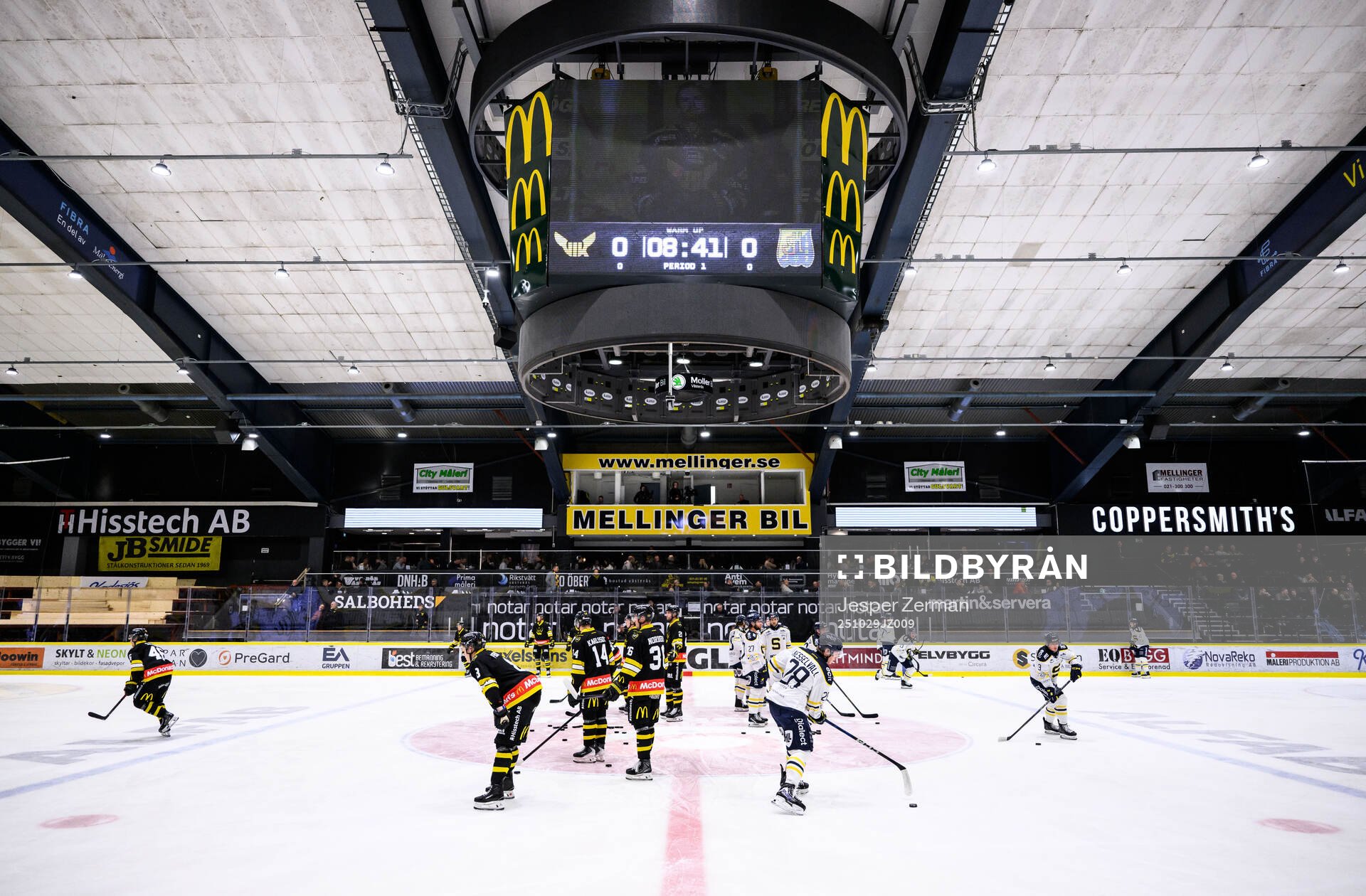 Västerås spelare och Södertäljes spelare