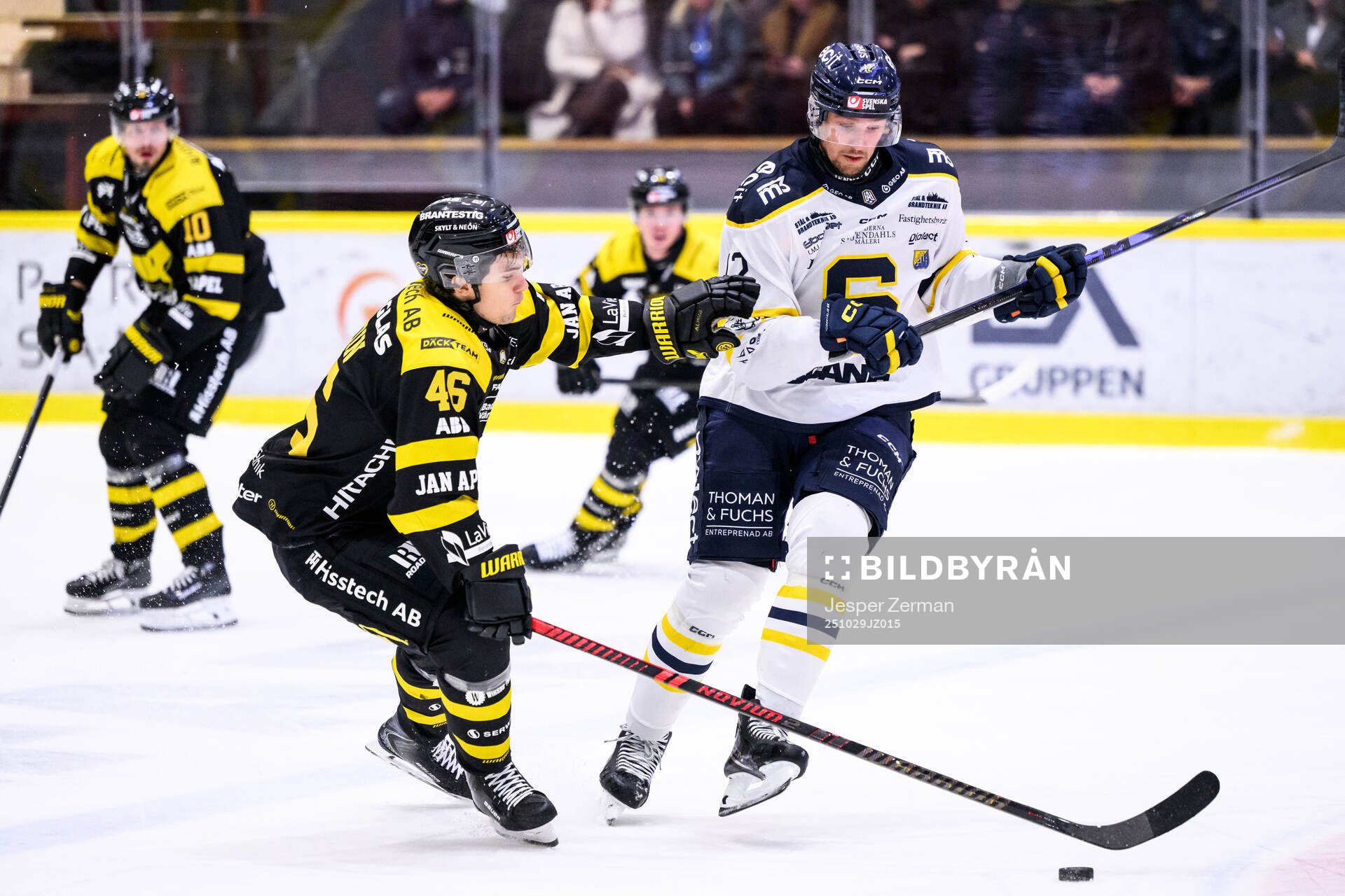 Västerås Svante Sjödin och Södertäljes Viktor Liljegren