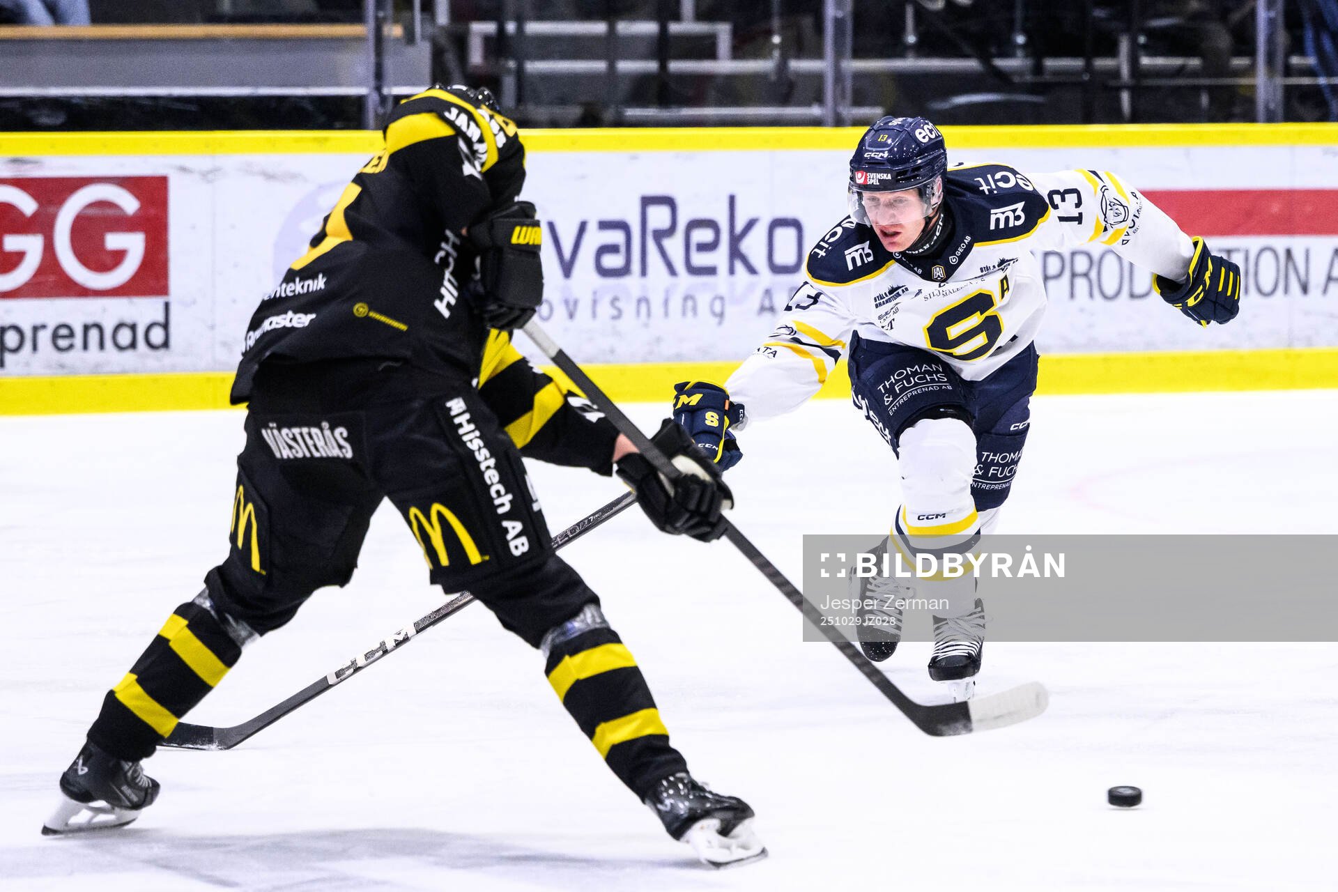 Västerås Jimmie Jansson Lorek och Södertäljes Henrik