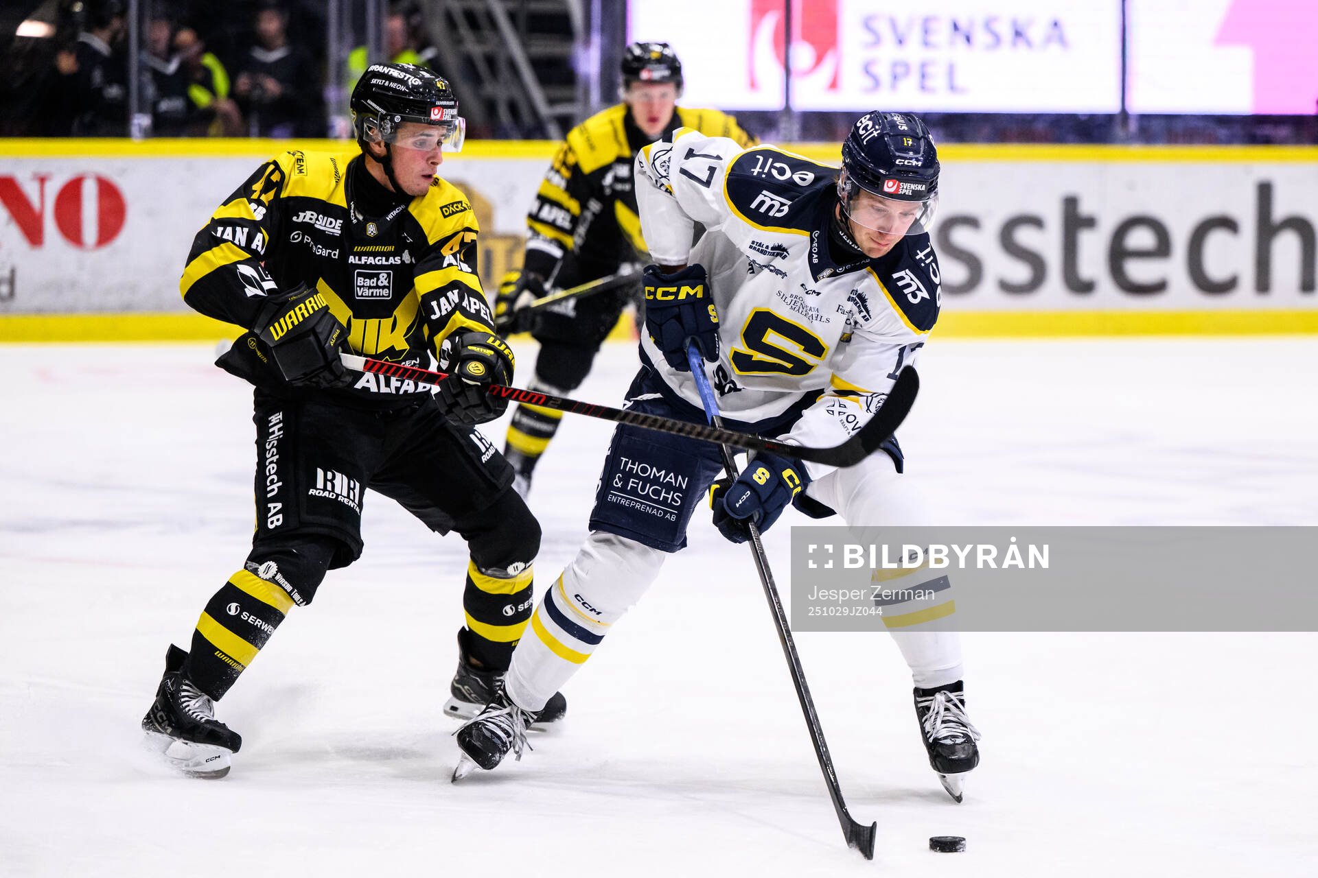 Västerås Patrick Guay och Södertäljes Carter Ashton