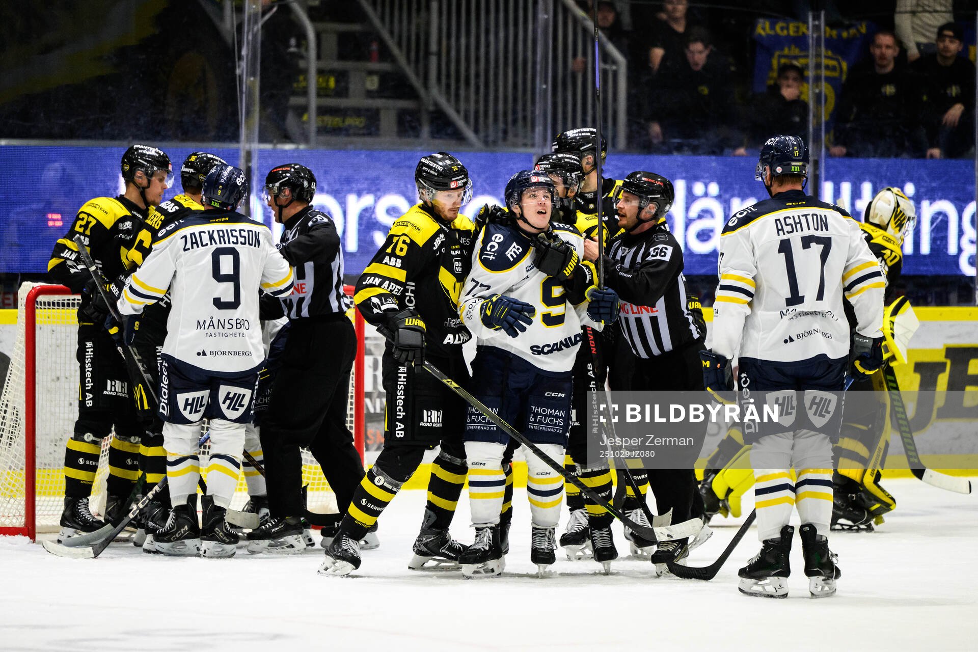 Västerås Oskar Kvist och Södertäljes Brett Stapley