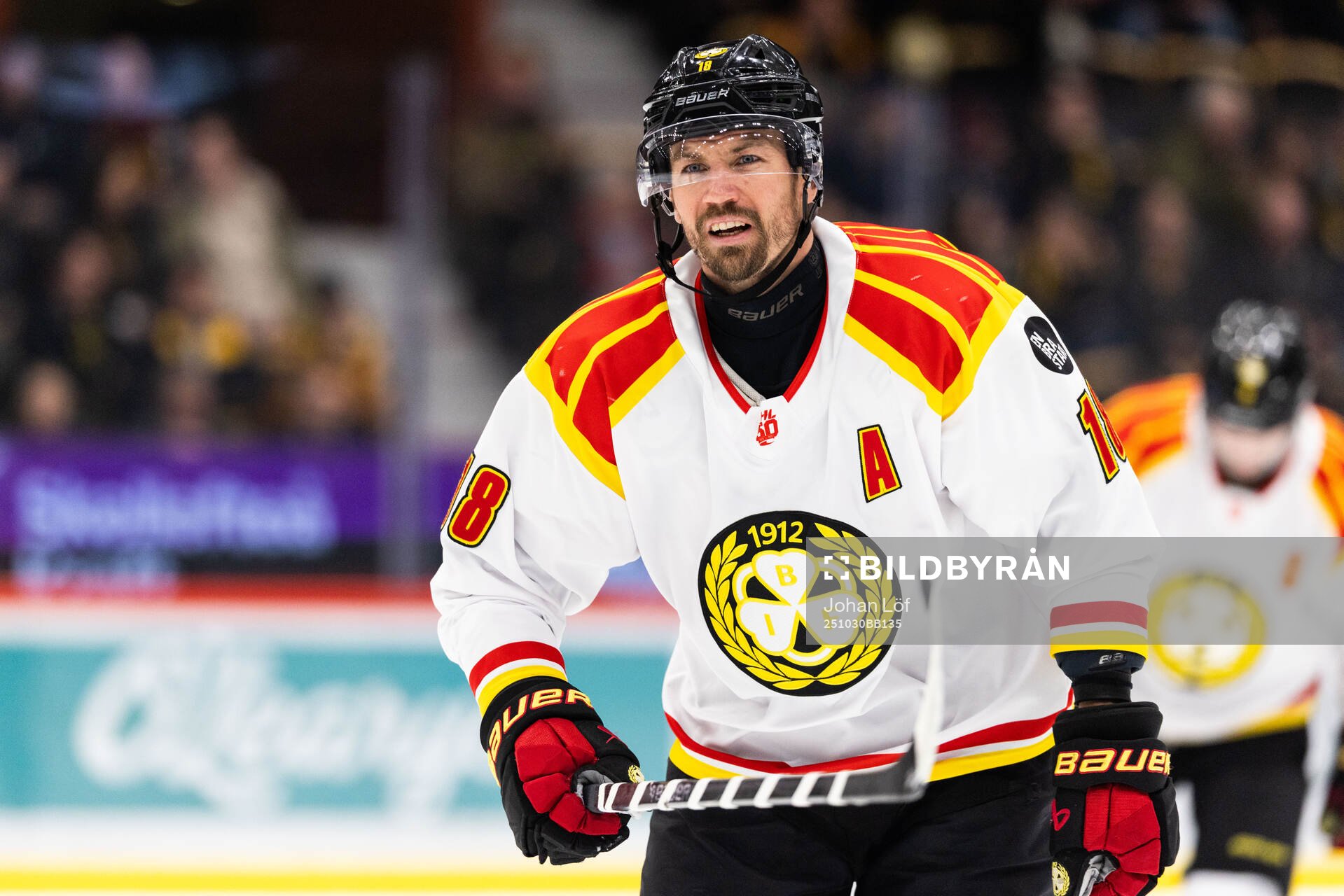 Brynäs Anton Rödin jublar