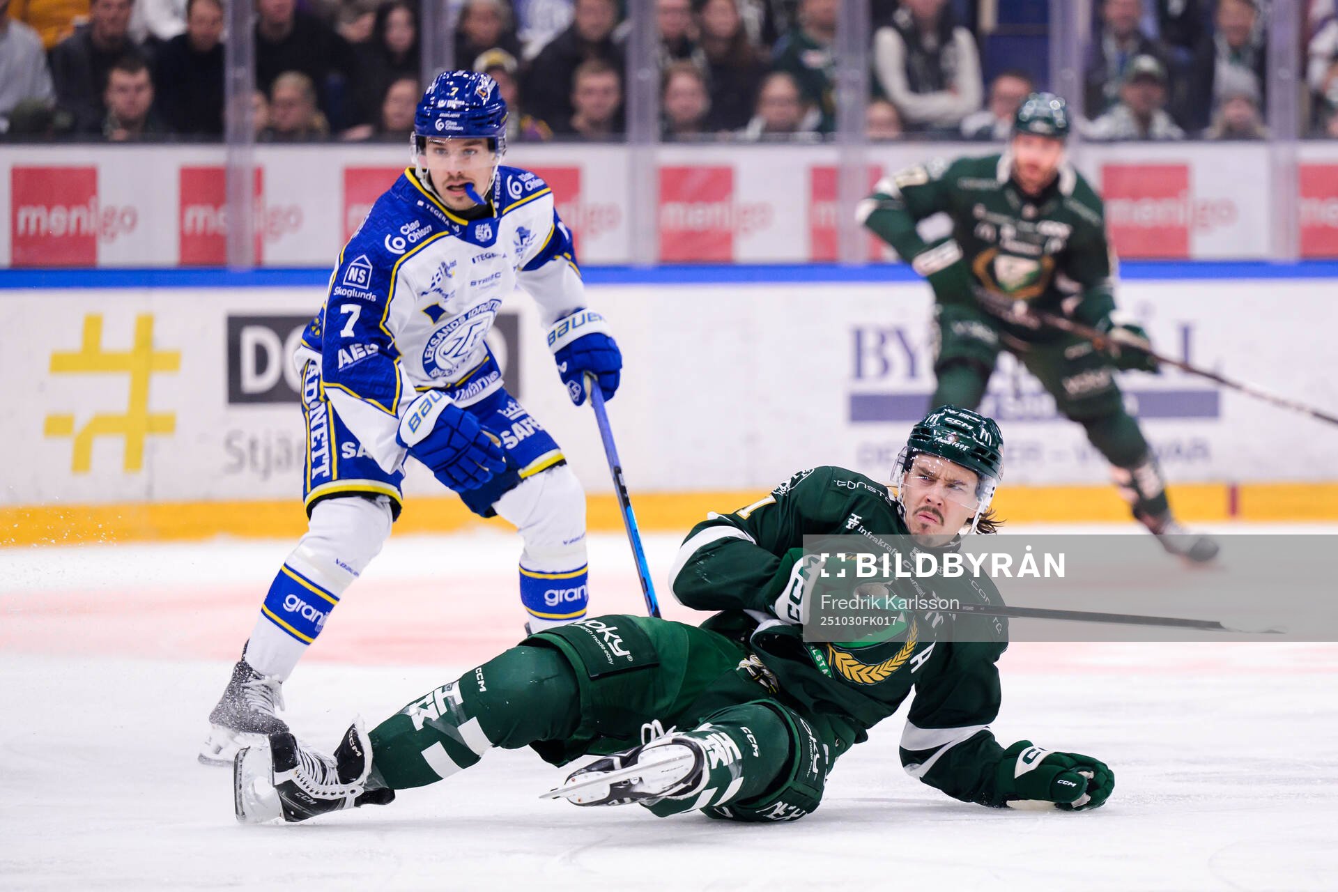 Leksands Marcus Karlberg och Färjestads Joakim Nygård