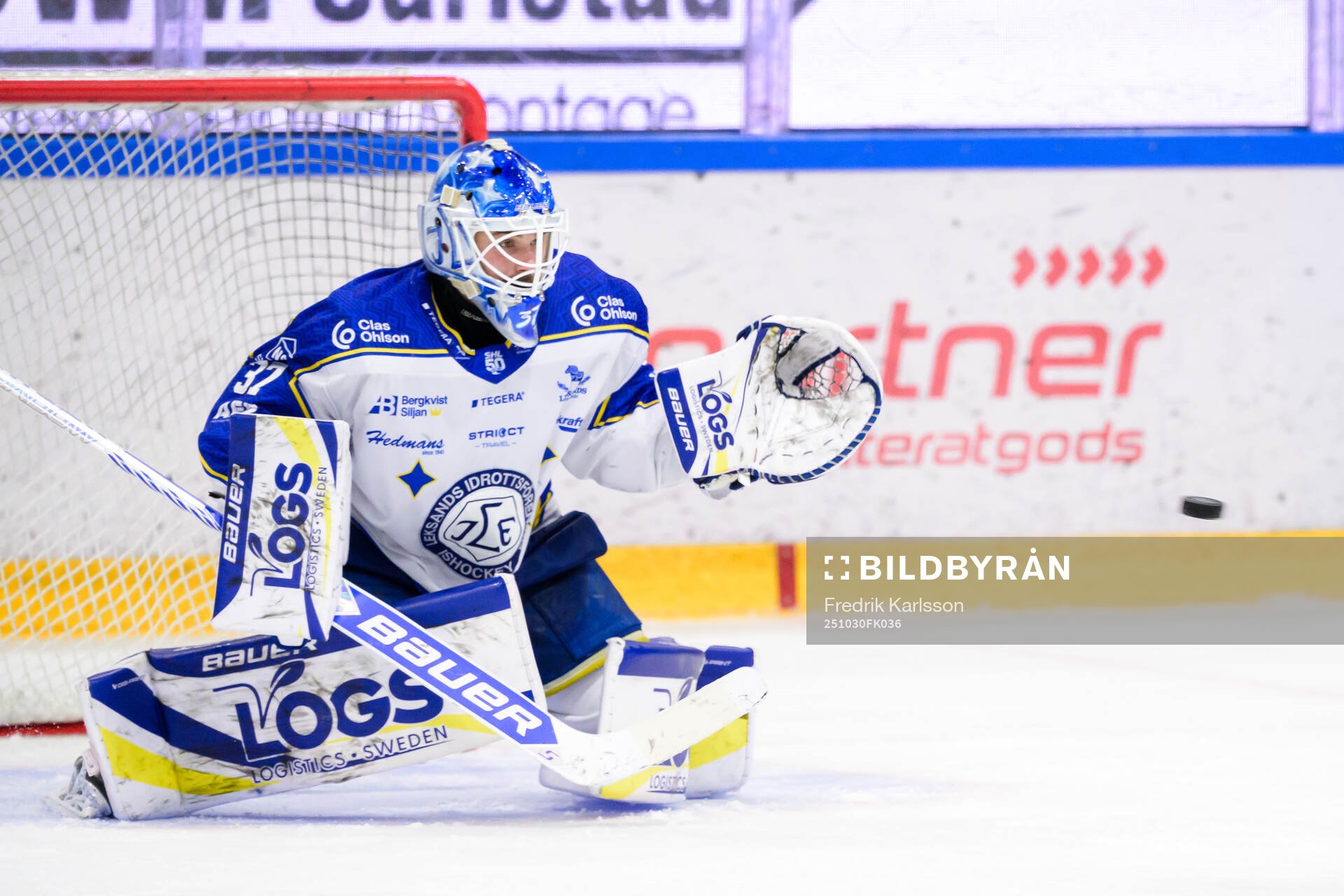 Leksands målvakt Jakob Hellsten