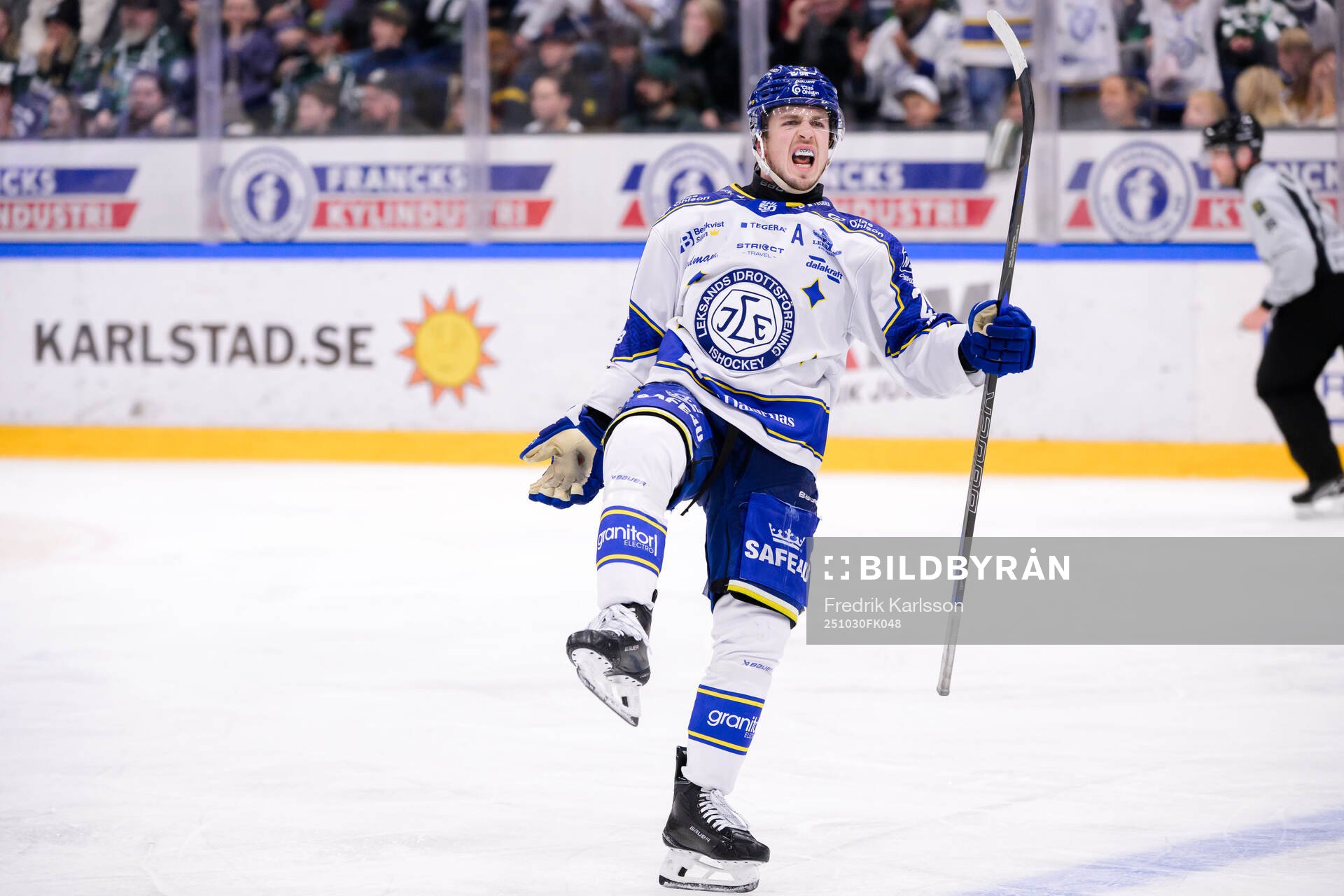 Leksands Arvid Eljas jublar