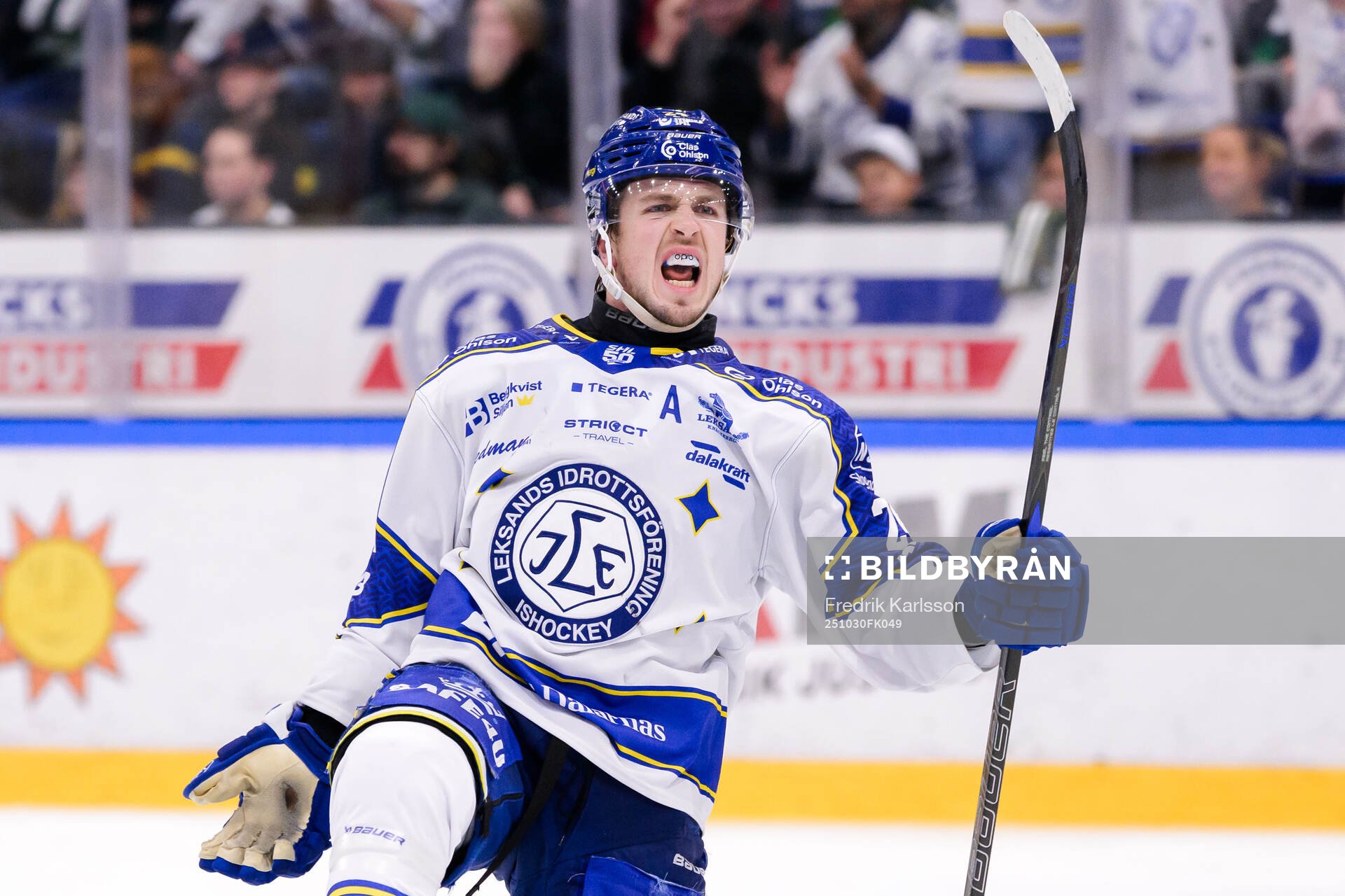 Leksands Arvid Eljas jublar