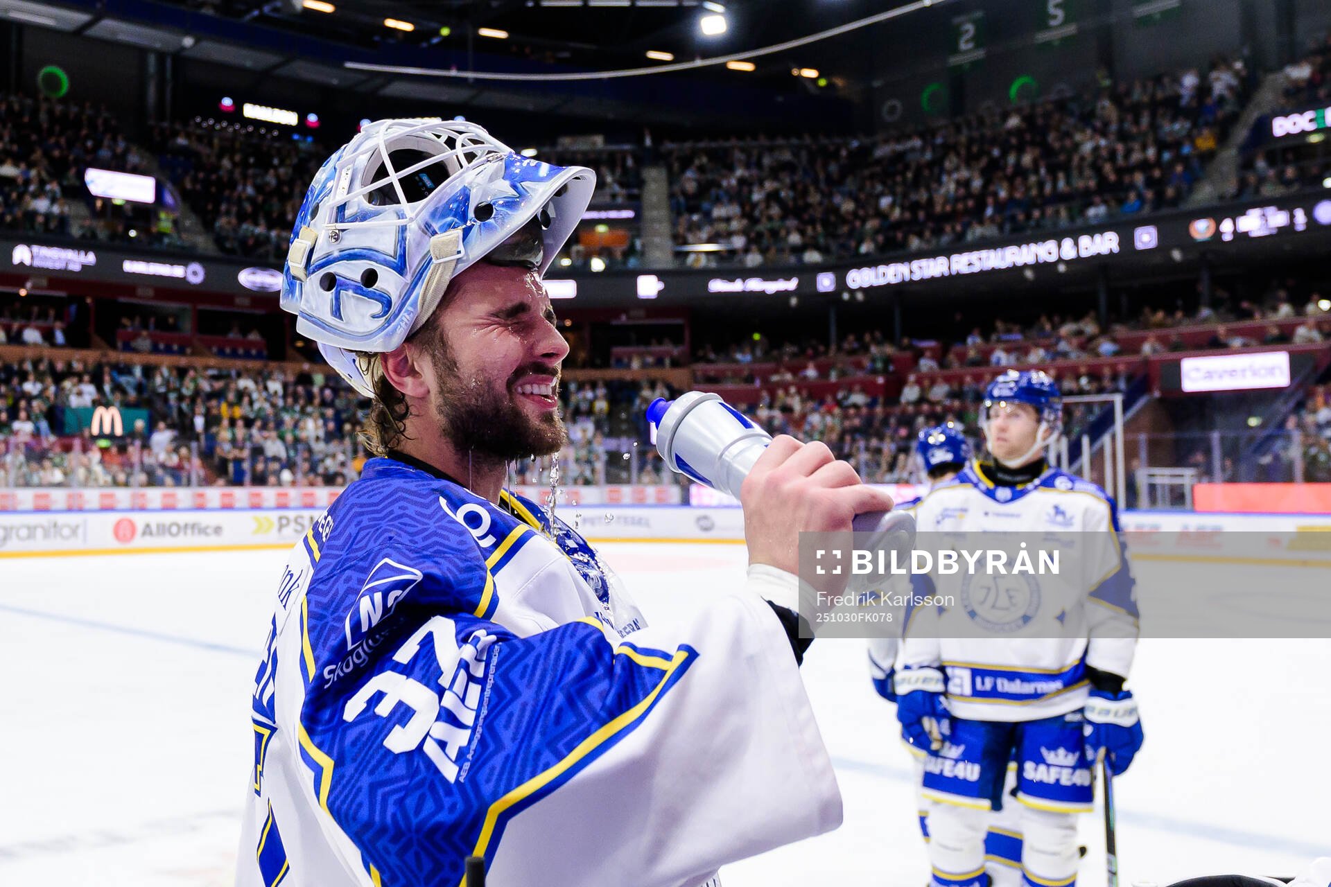 Leksands målvakt Jakob Hellsten