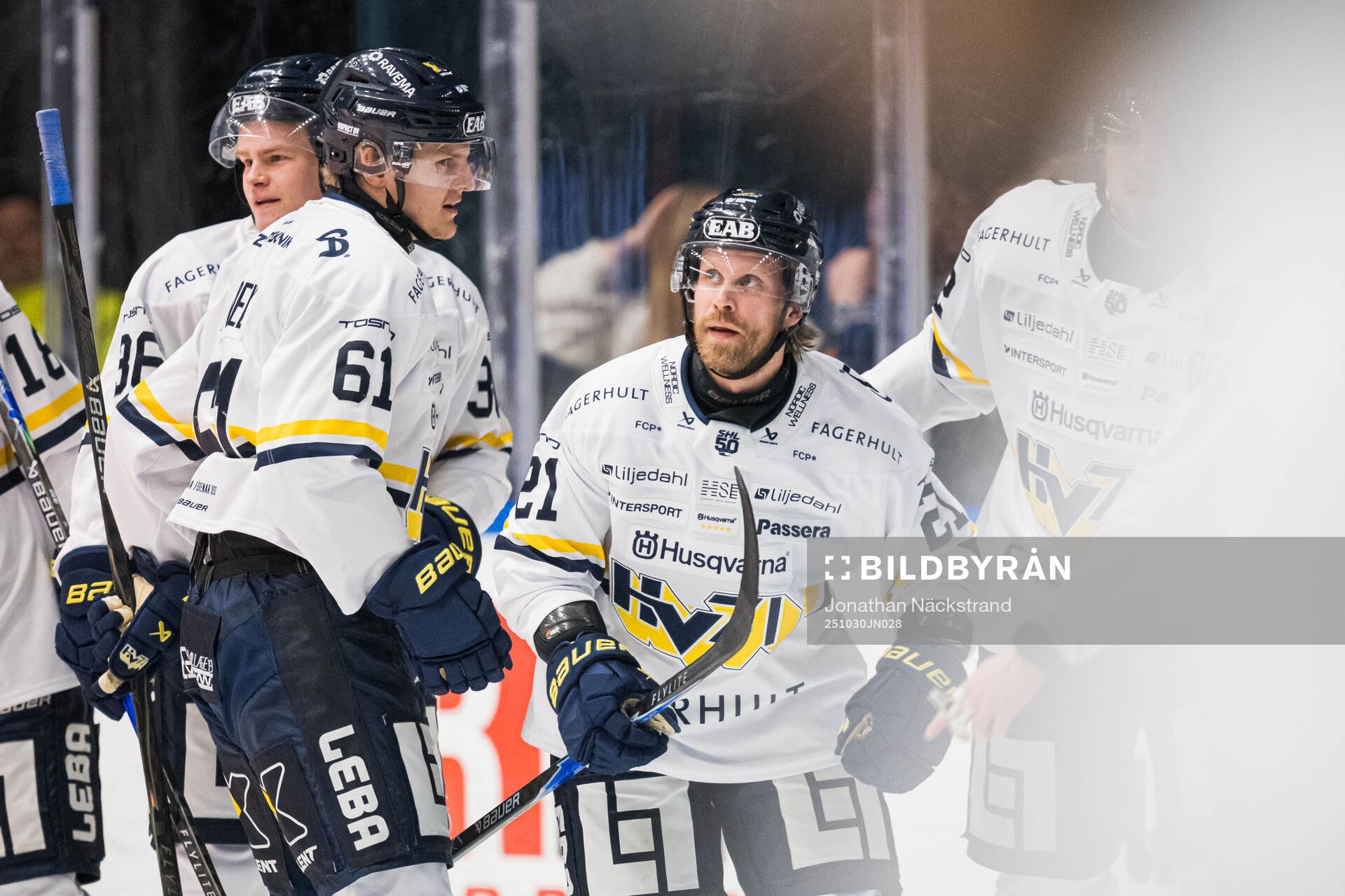 HV71s Mattias Tedenby jublar