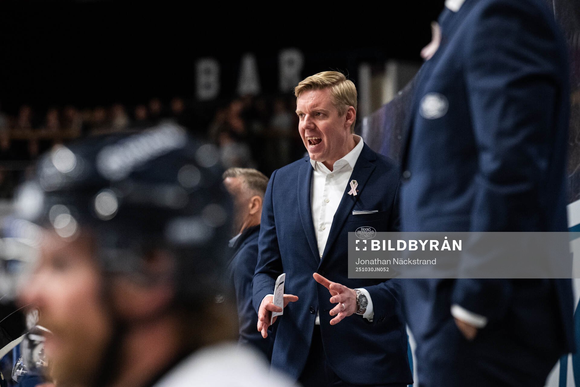 HV71s tränare Anton Blomqvist