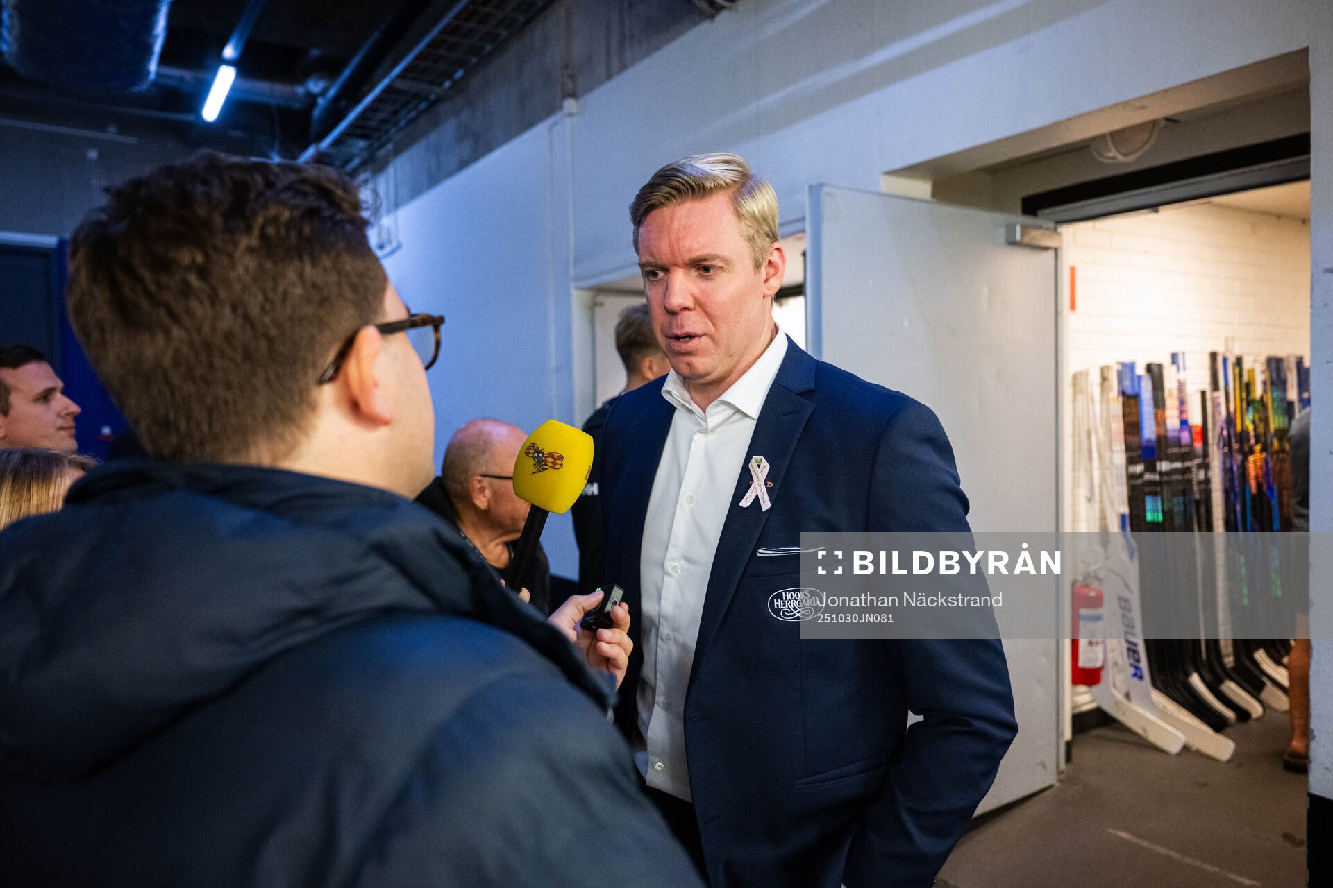 HV71s tränare Anton Blomqvist
