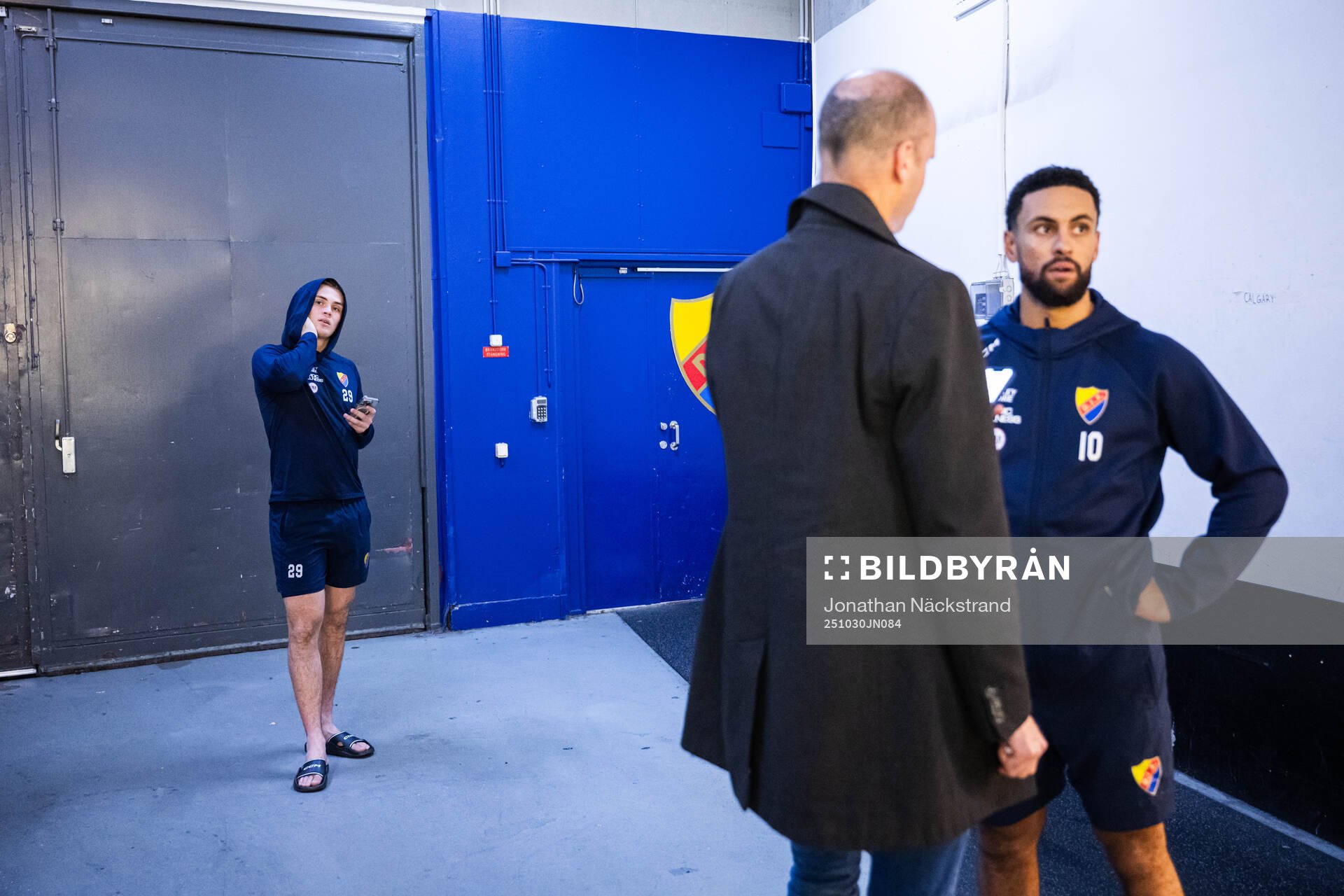 Djurgårdens Håvard Salsten och Oliver Kylington