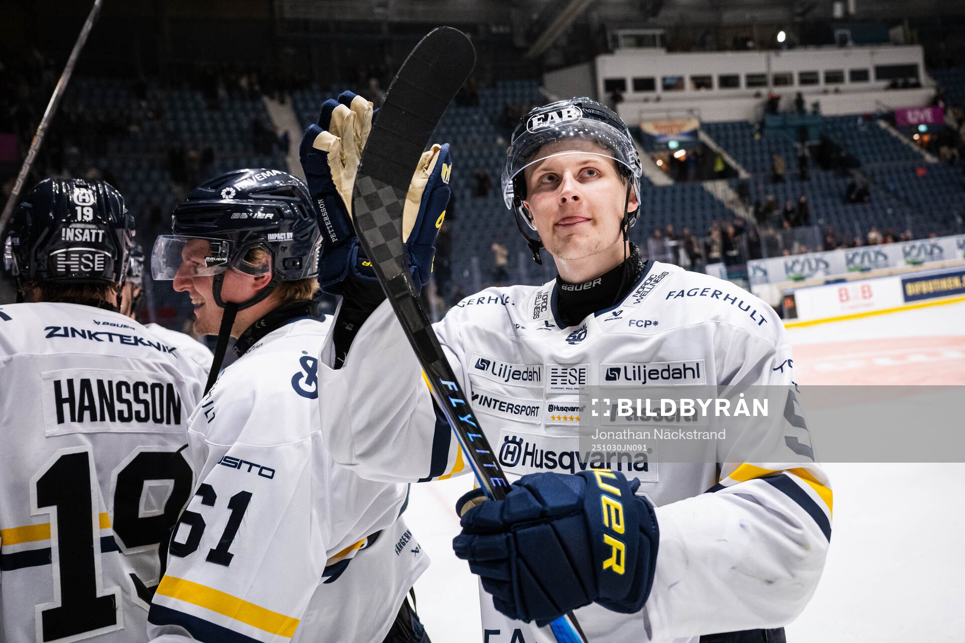 HV71s Hugo Pettersson jublar