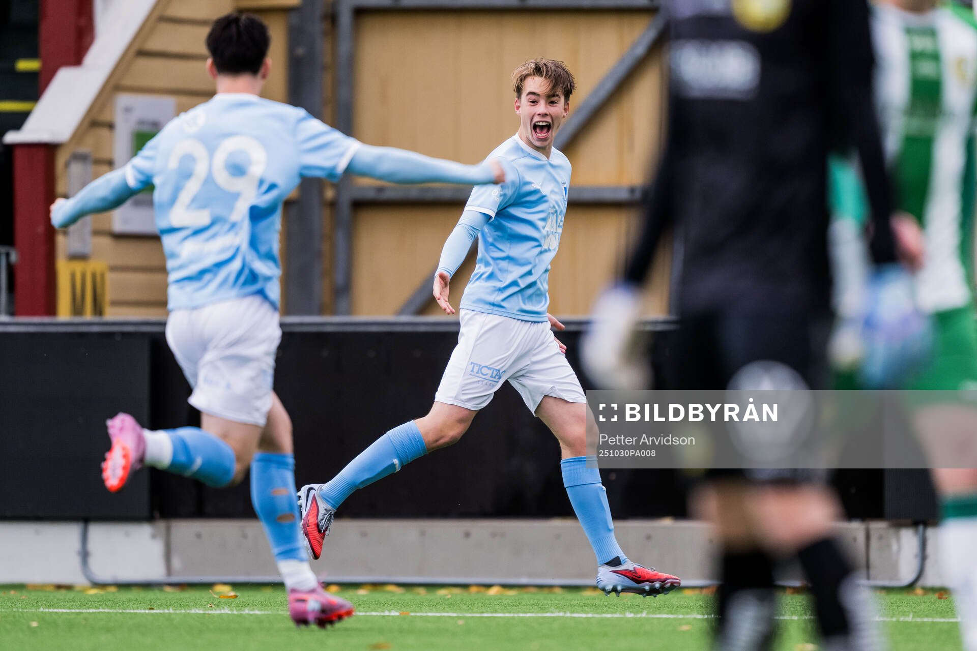 Malmö FFs Frans Silbersky jublar