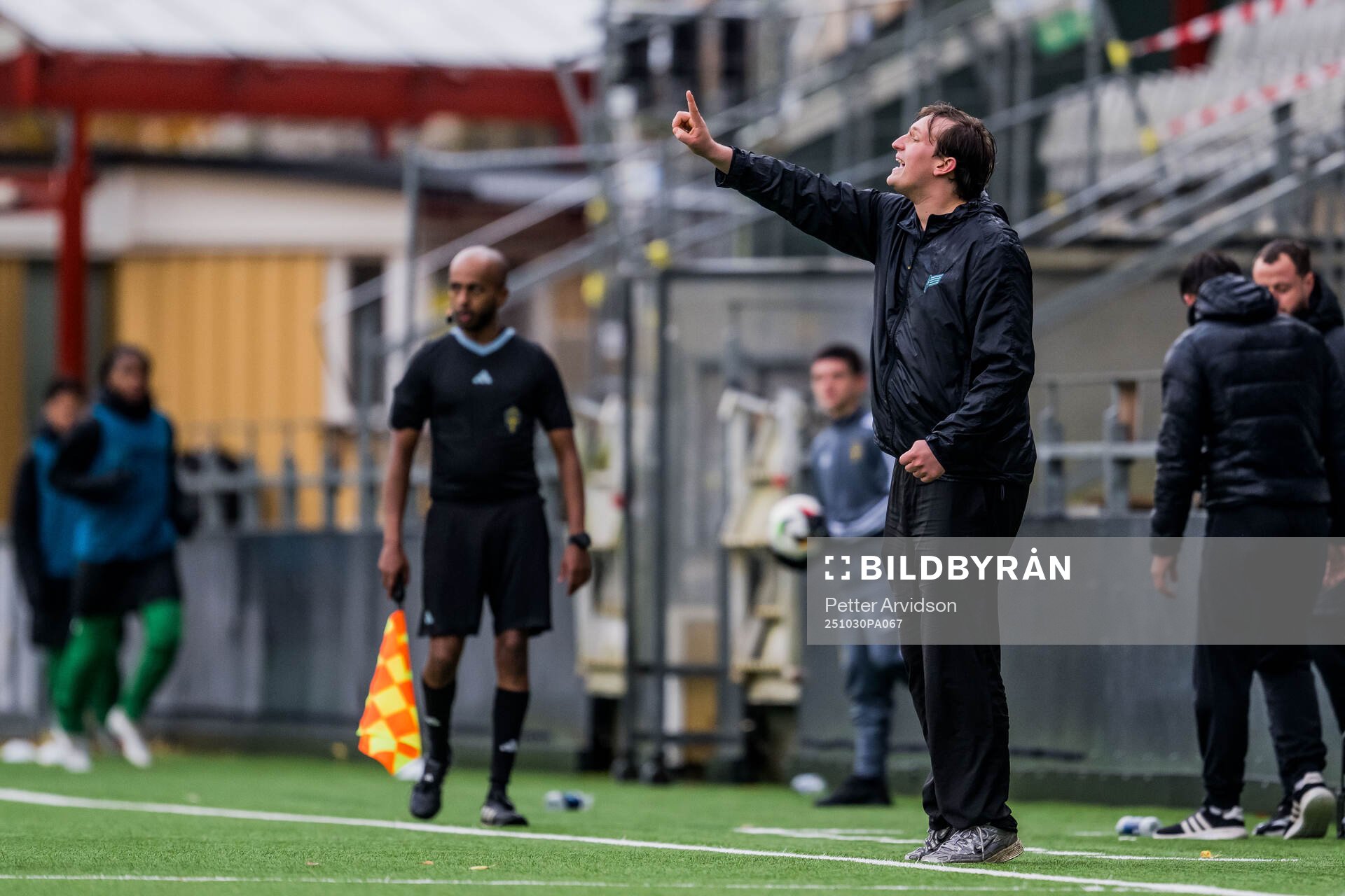 Hammarbys tränare Albin Brandt