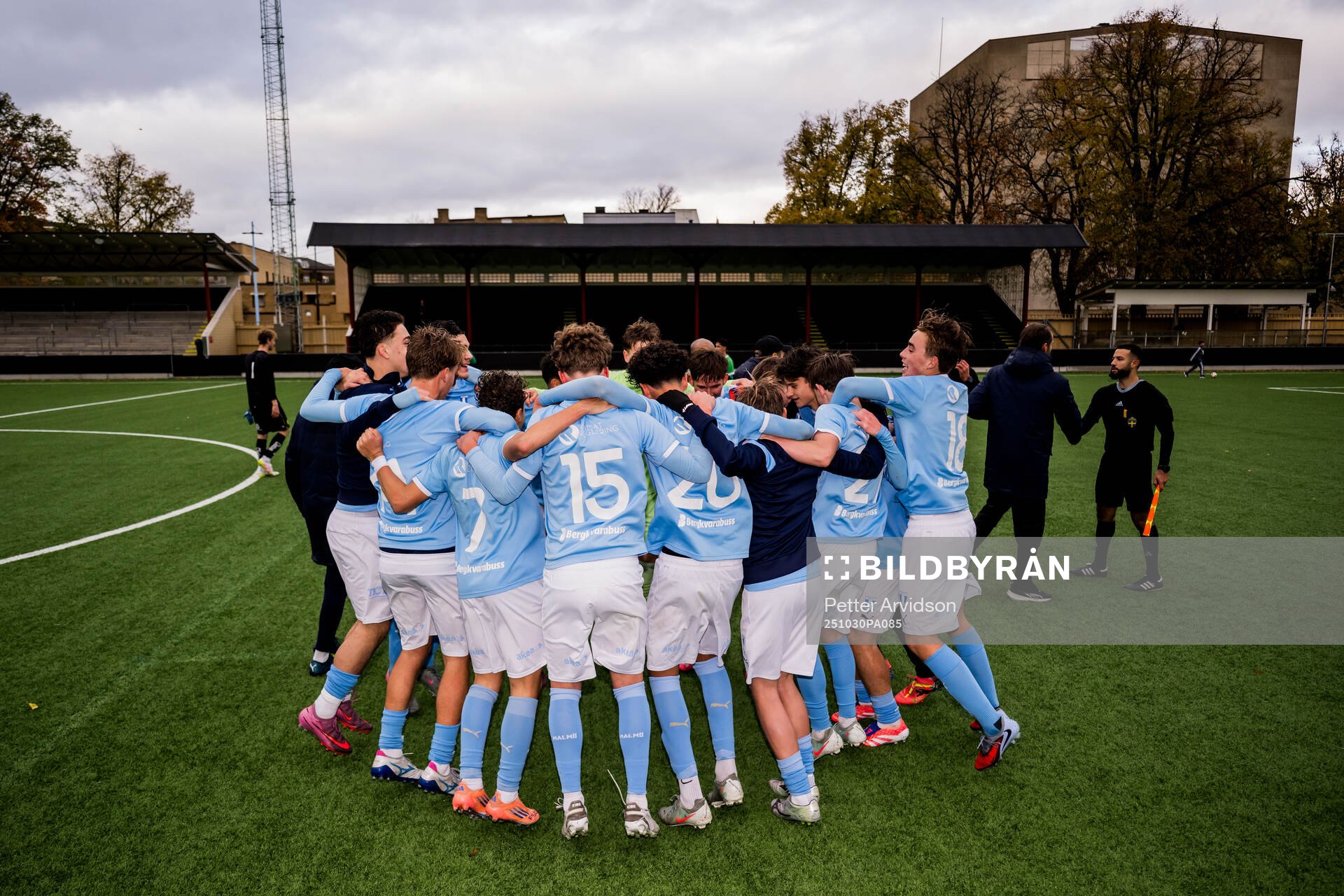 Malmö FFs spelare jublar