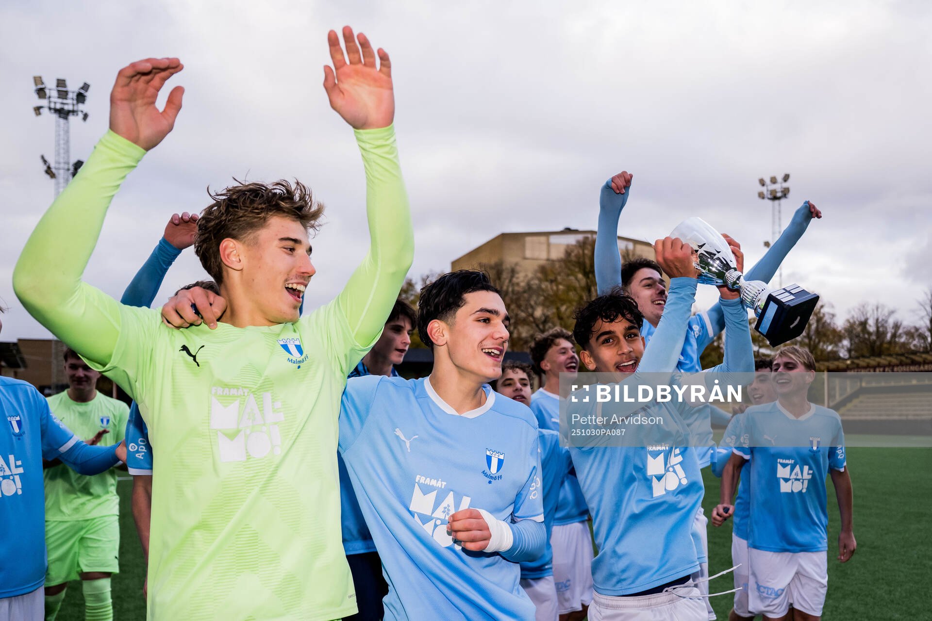 Malmö FFs Amir Osman jublar