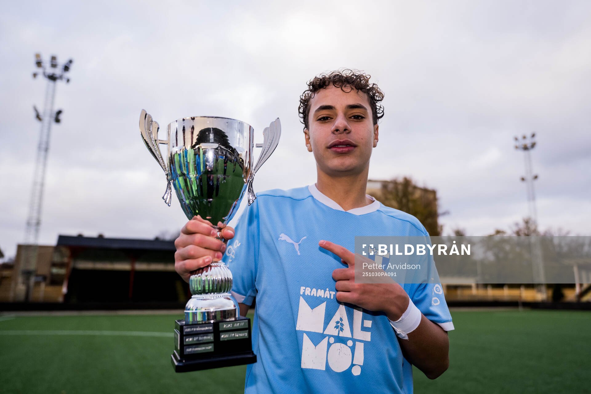Malmö FFs Maarrouf Yahya Abdou jublar