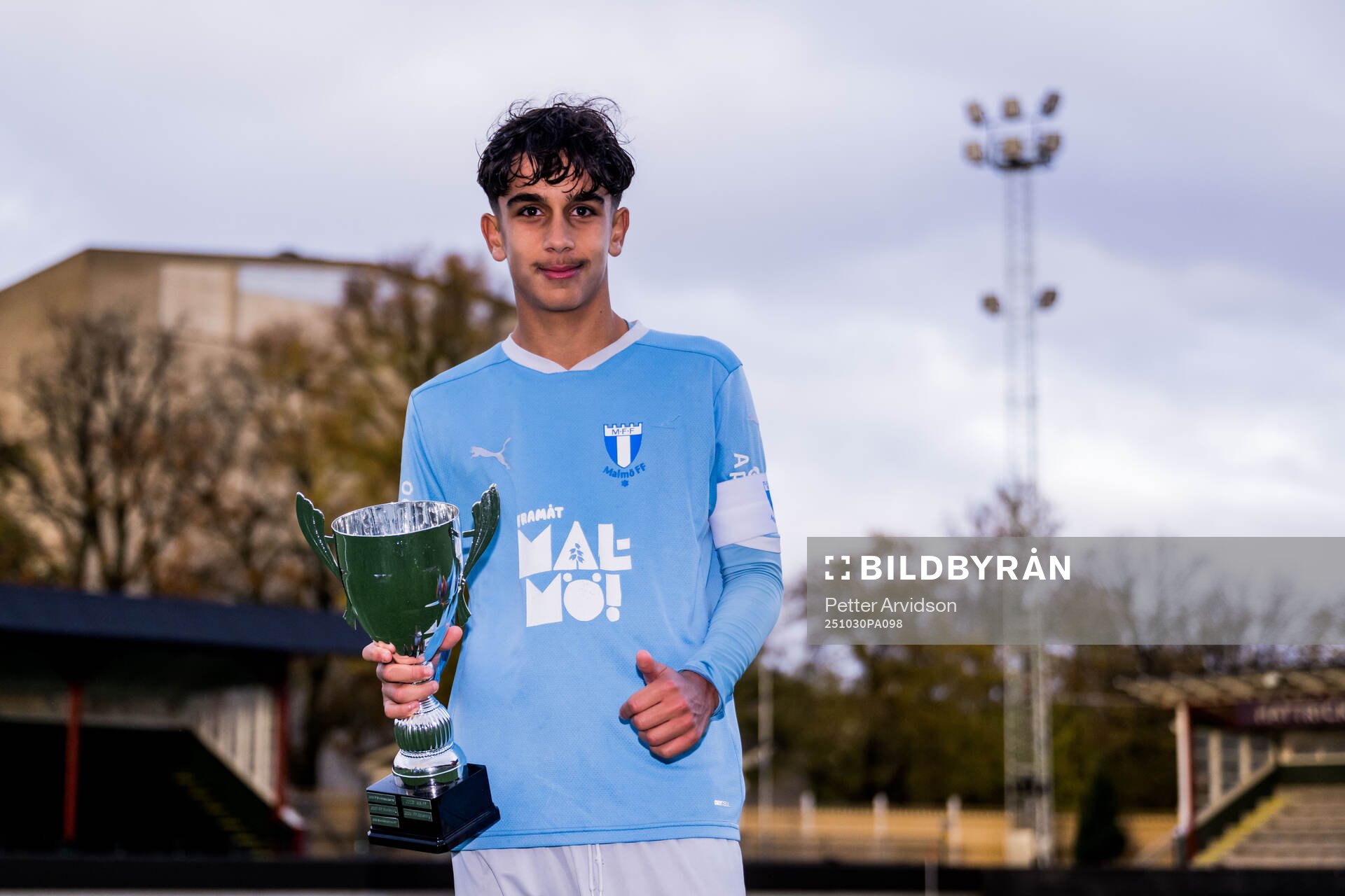 Malmö FFs Amir Osman jublar