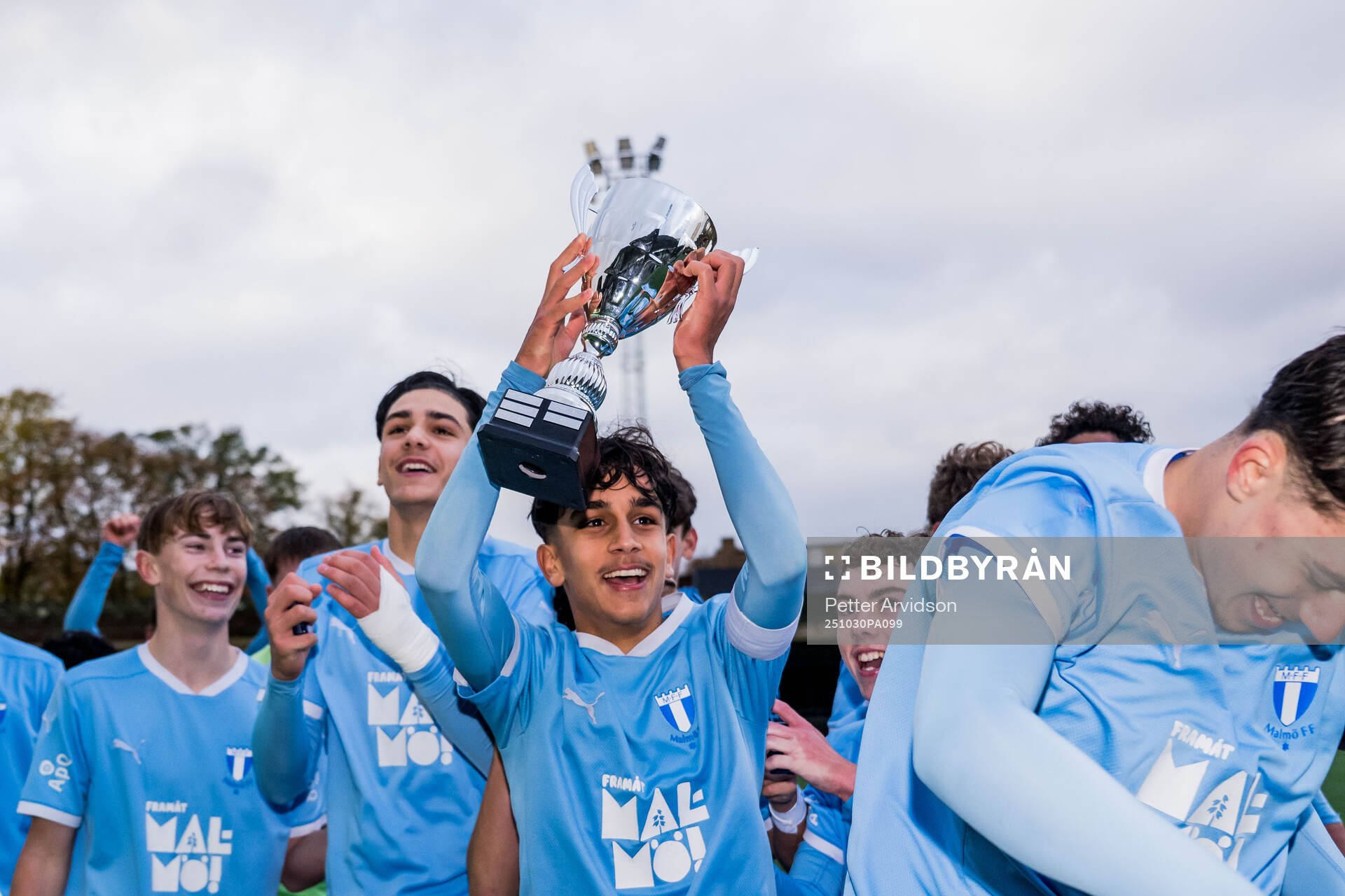 Malmö FFs Amir Osman jublar