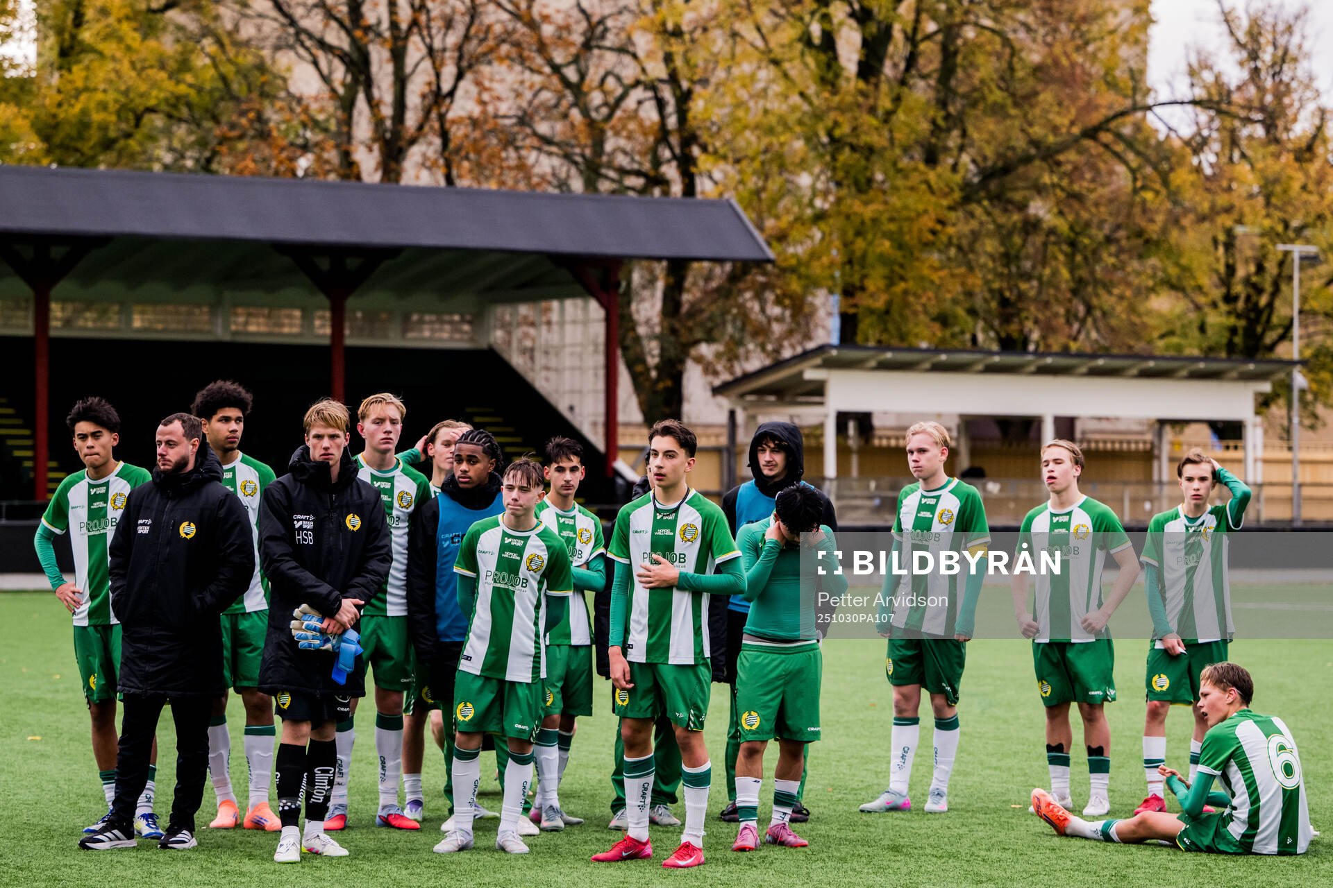 Hammarbys spelare deppar