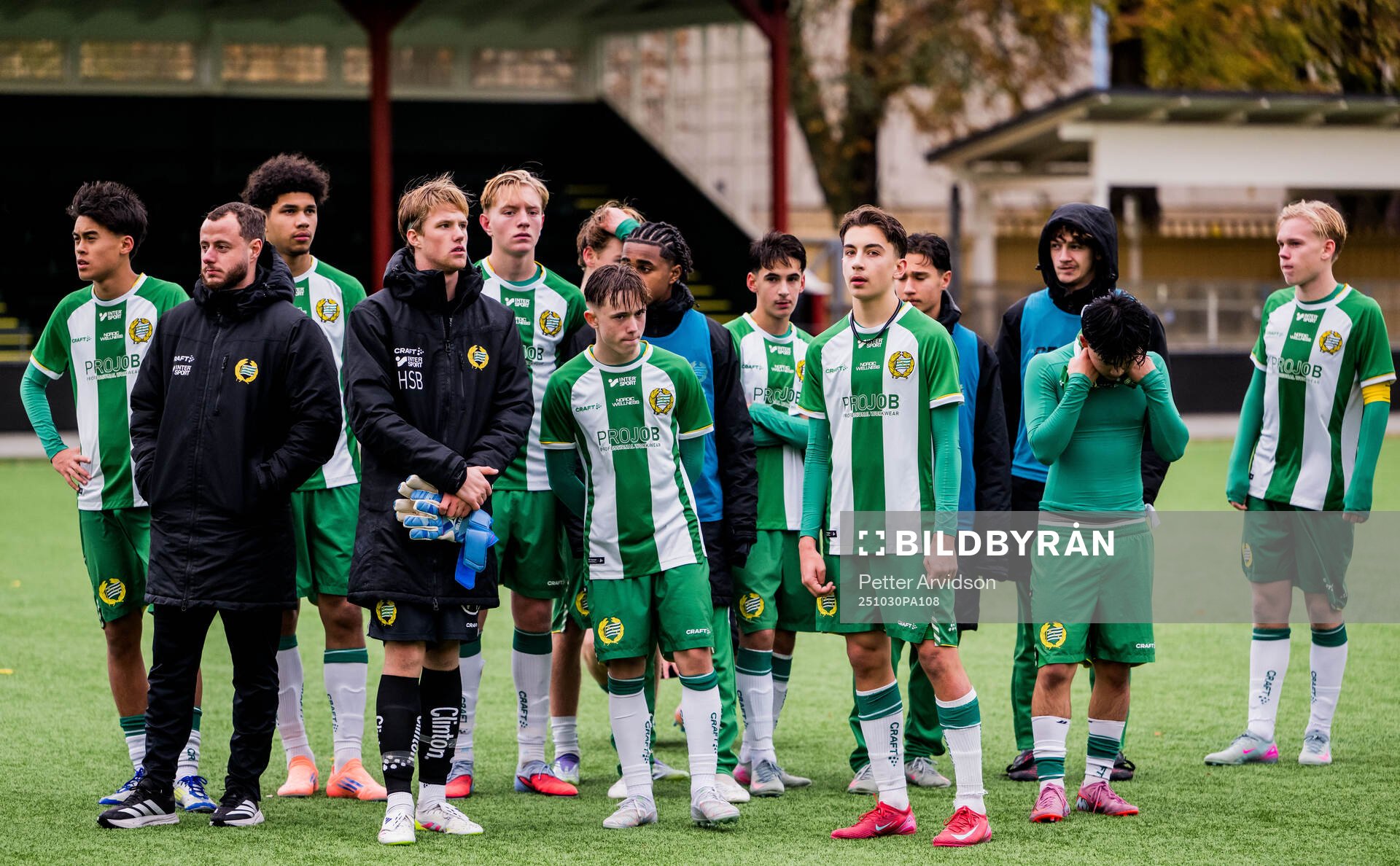 Hammarbys spelare deppar