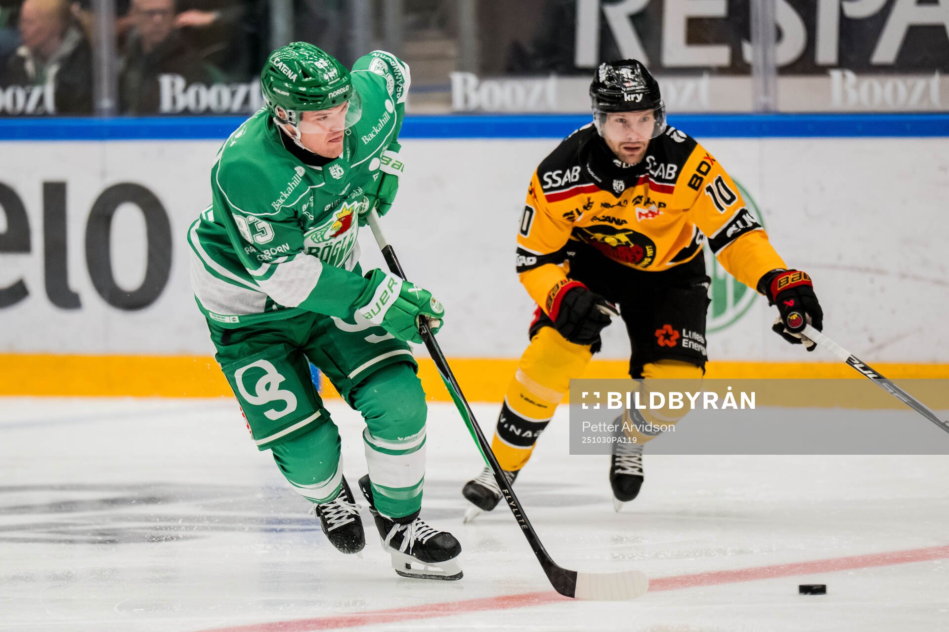 Rögles Karson Kuhlman och Luleås Einar Emanuelsson