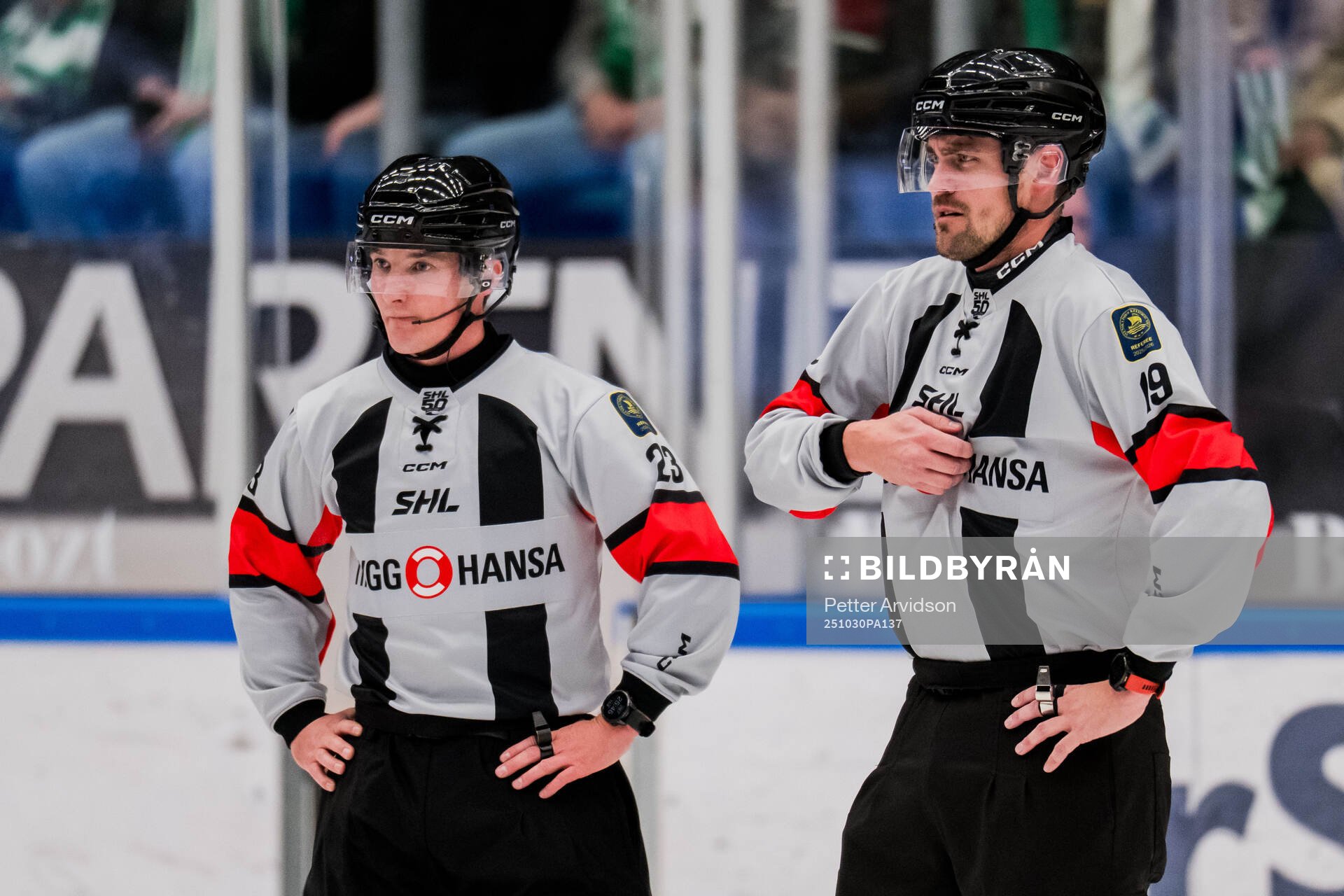 Domare Alexander Österberg och Domare David Laksola