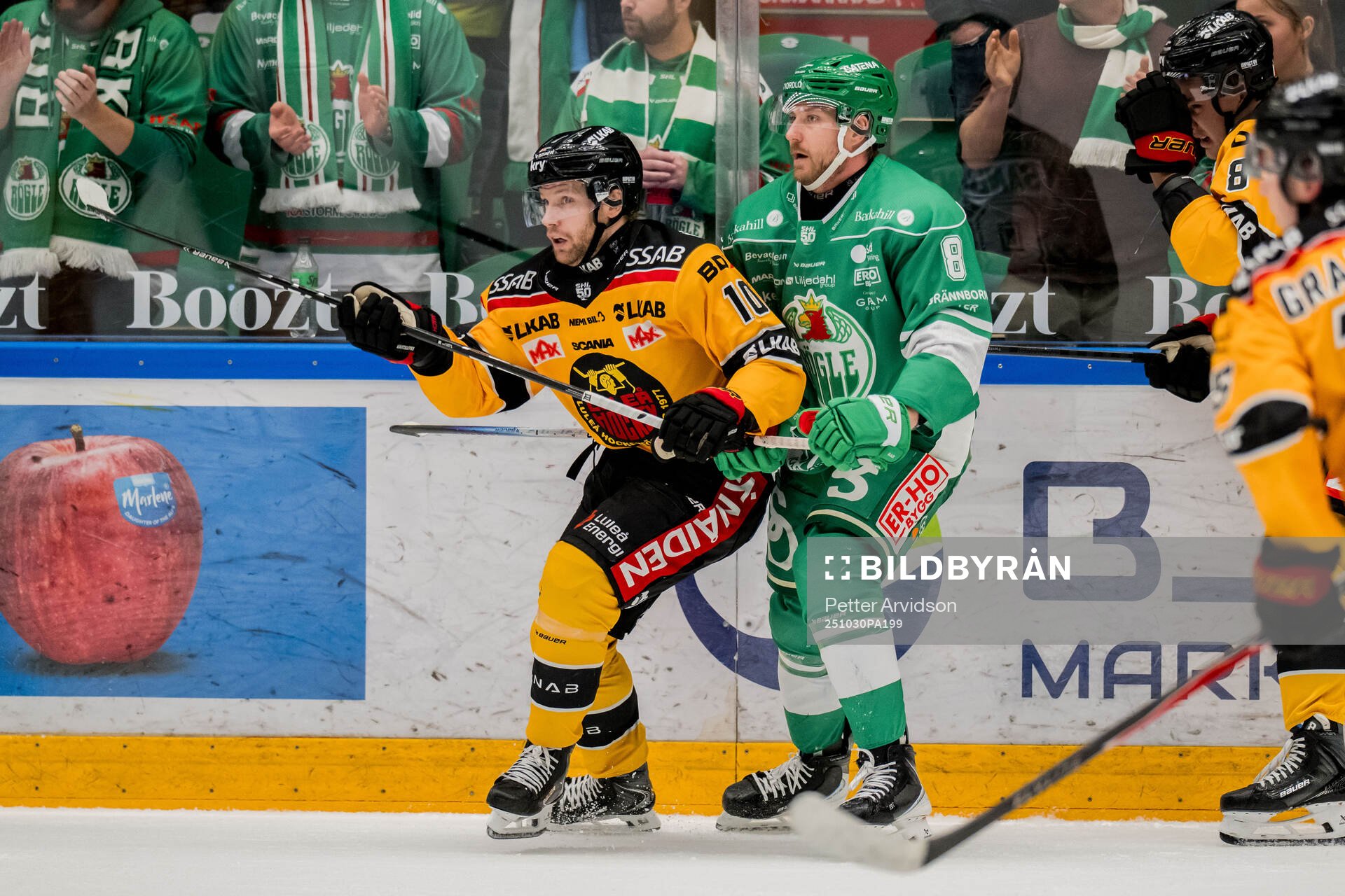 Luleås Einar Emanuelsson och Rögles Linus Sandin