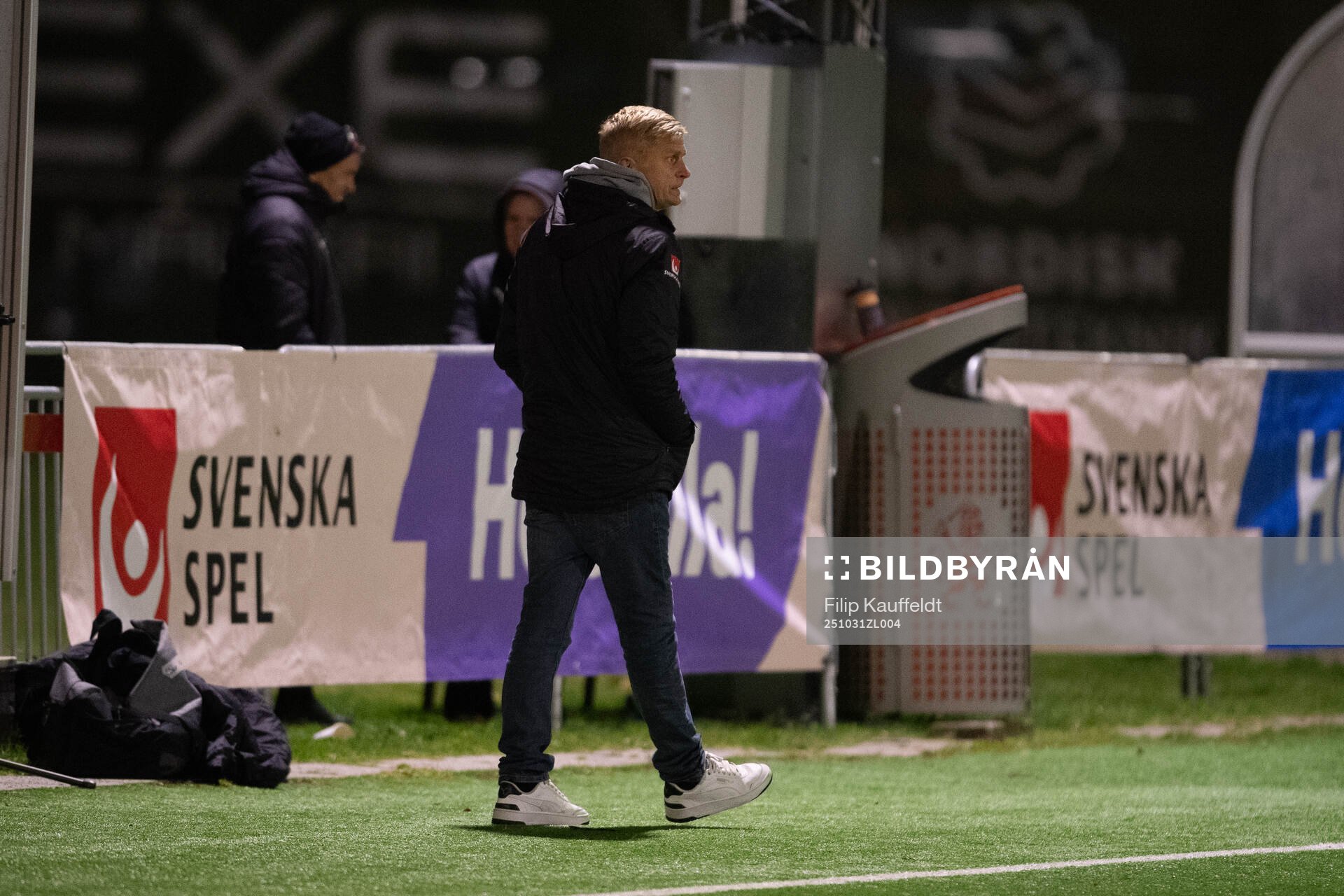 Häckens tränare Mikael Olausson