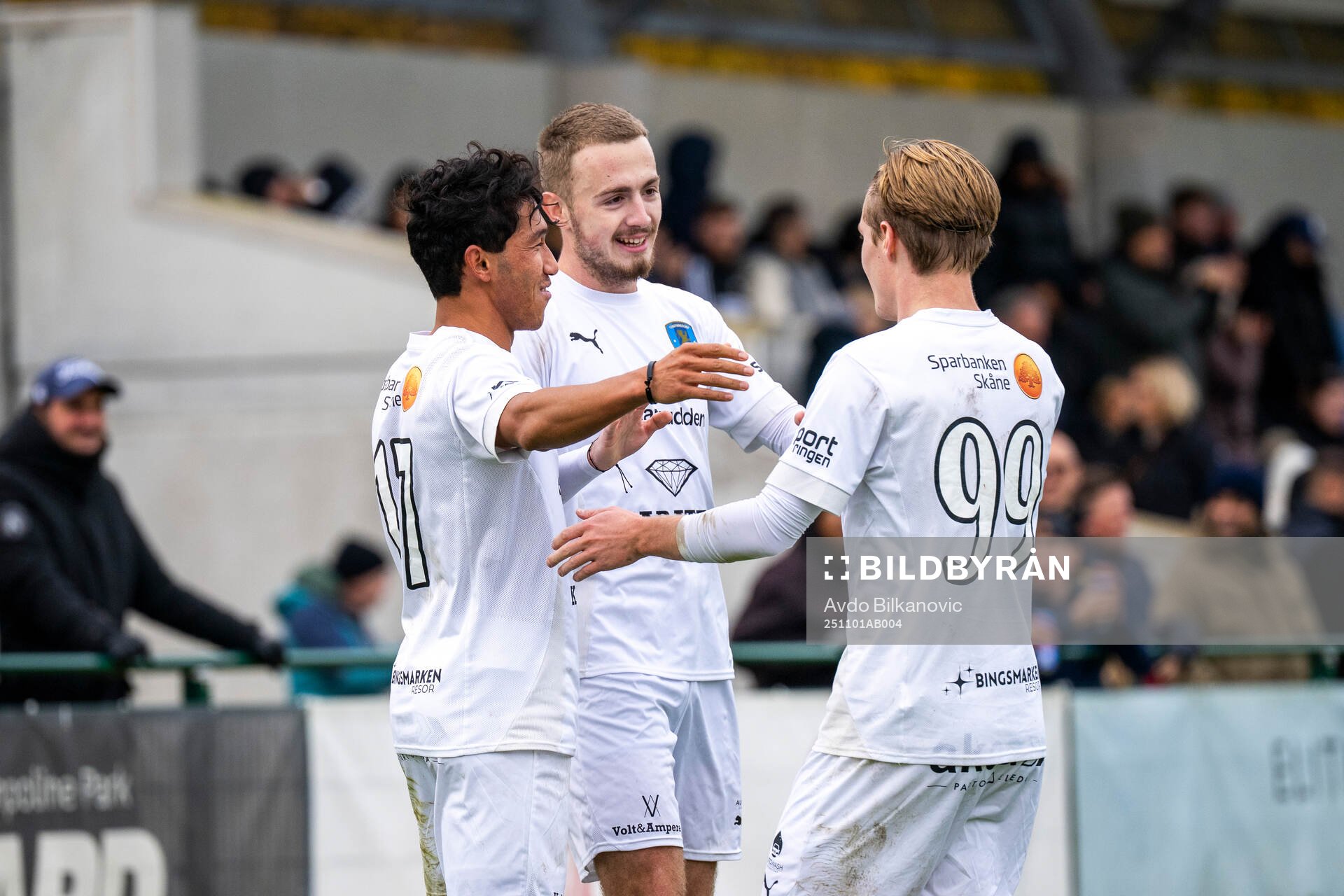 Staffanstorps Uniteds Tarik Fetahovic, Nawid Jashar och