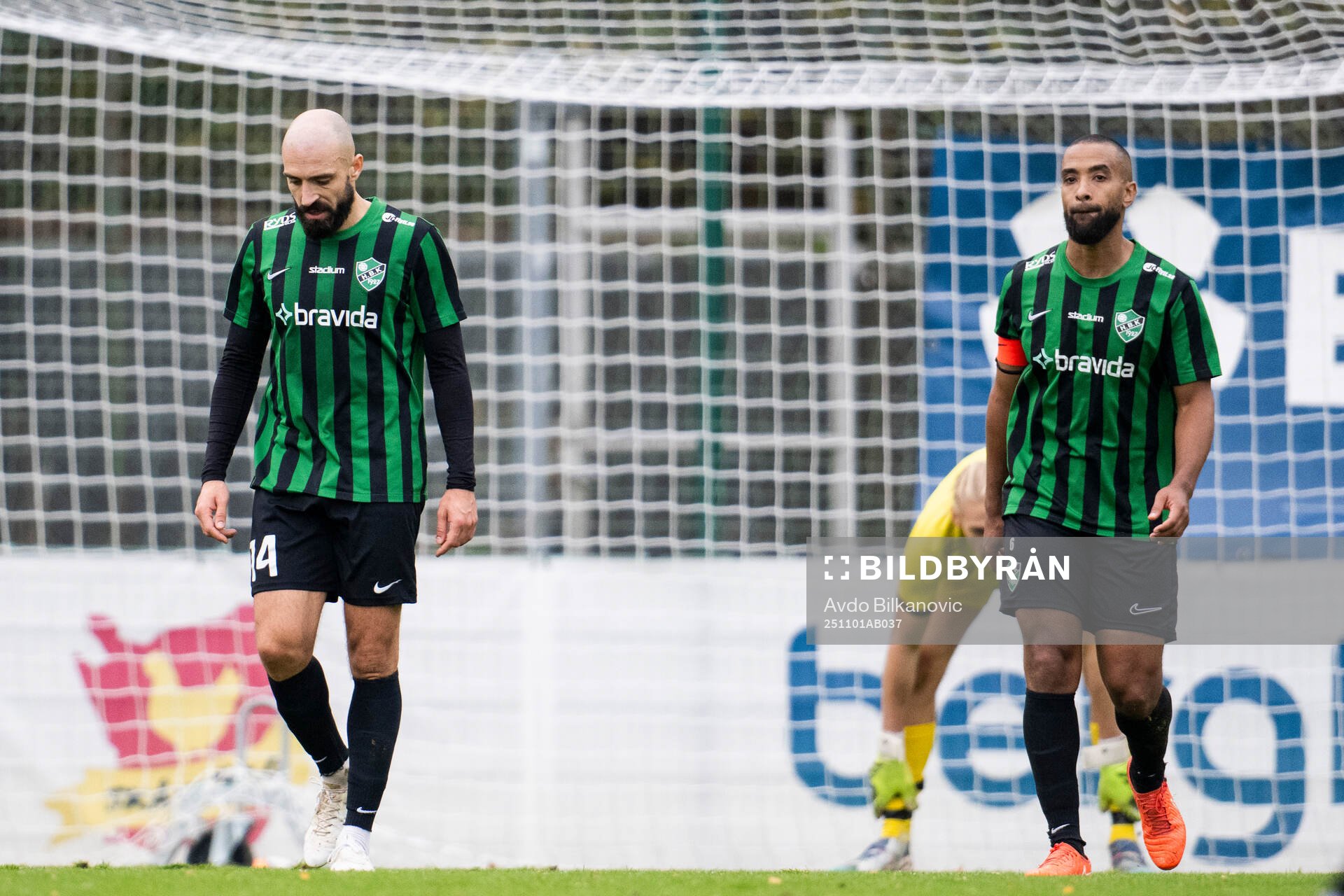 Högaborgs Abdul Rahman Khalili och Kamal Barny deppar