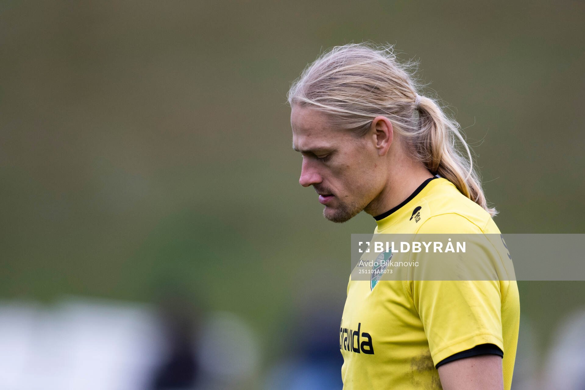 Högaborgs målvakt Richard Jansson deppar
