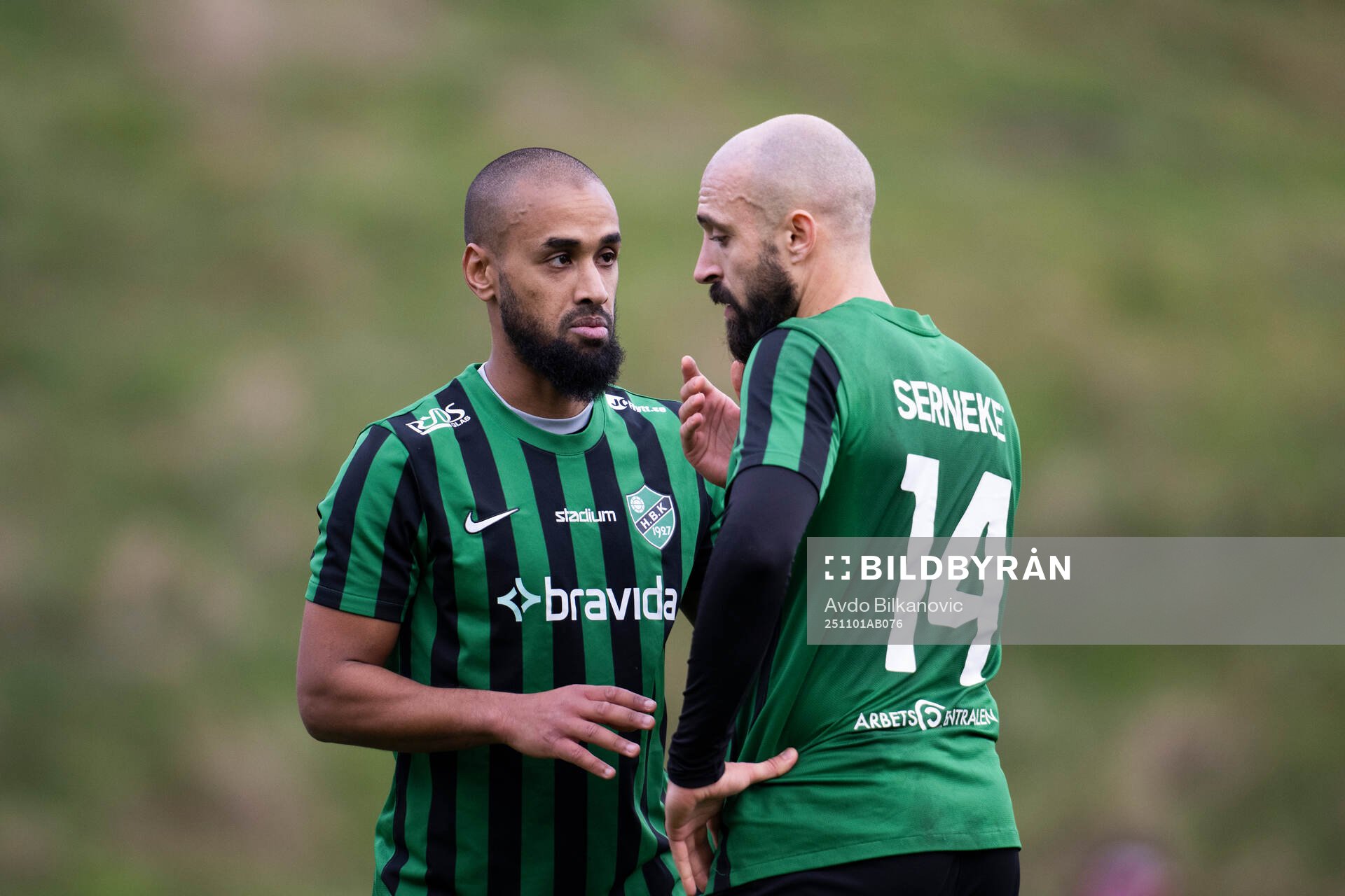 Högaborgs Junes Barny och Abdul Rahman Khalili