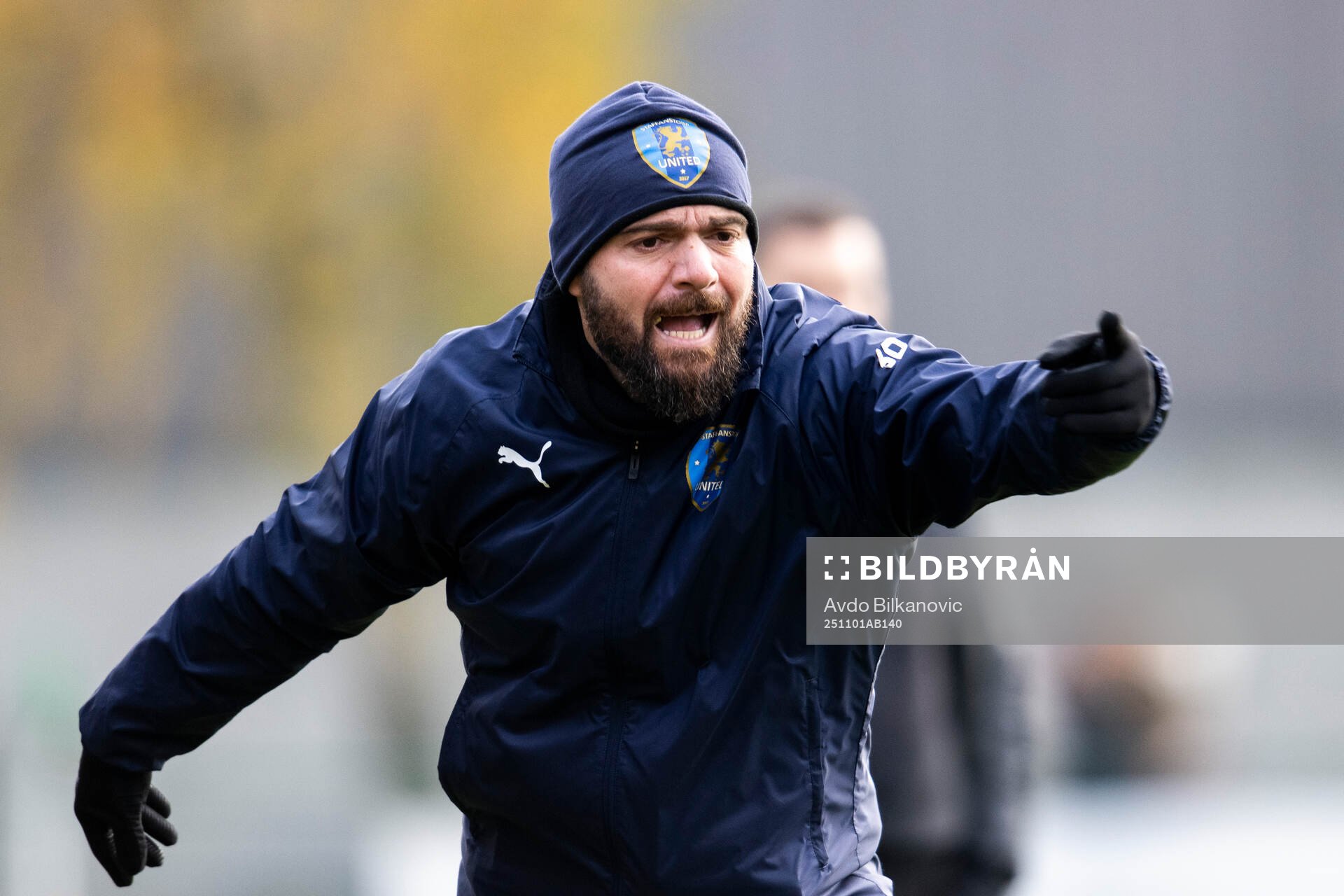 Staffanstorps Uniteds tränare Haris Saranovic