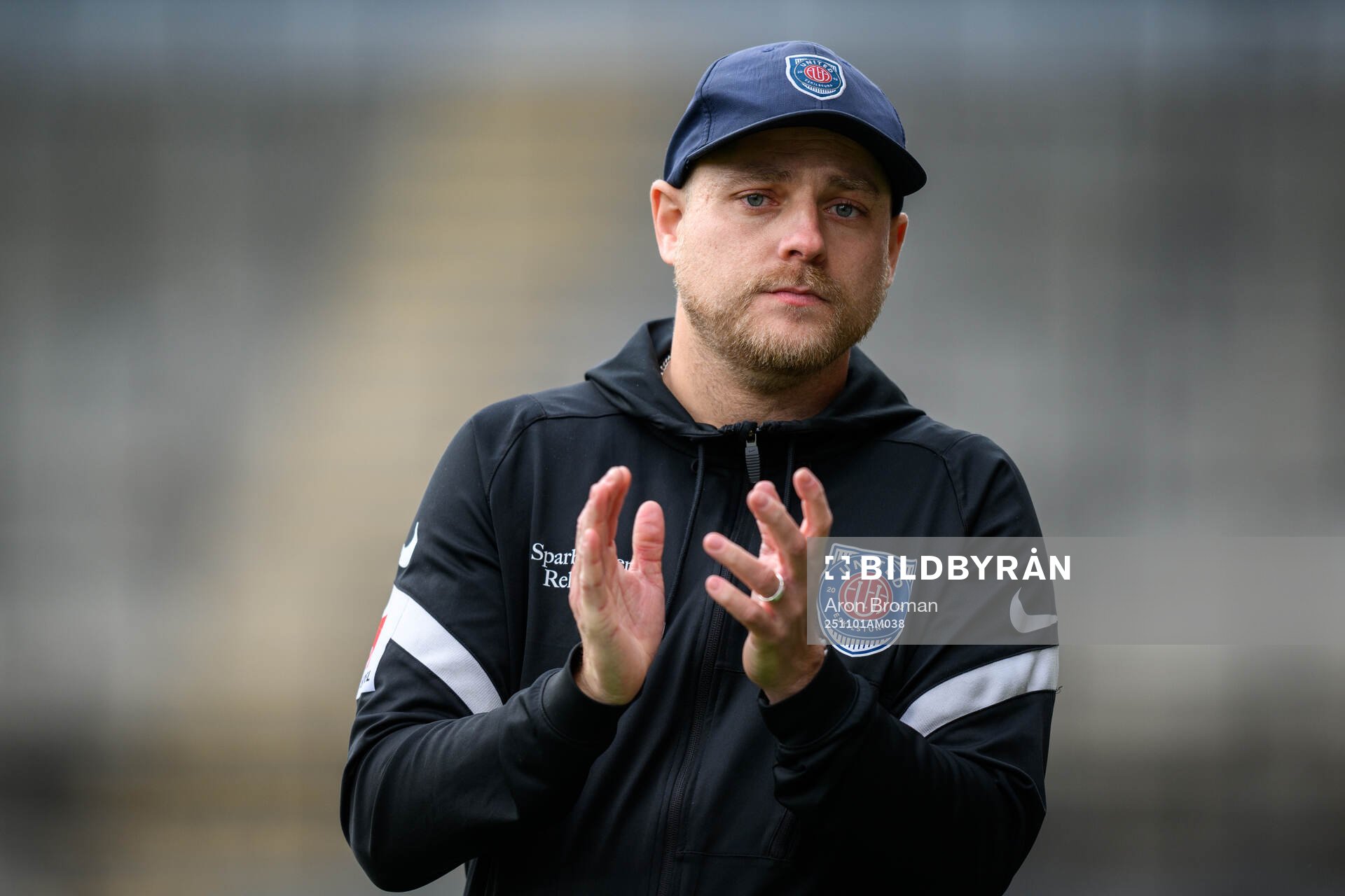 Eskilstuna Uniteds tränare Rickard Johansson