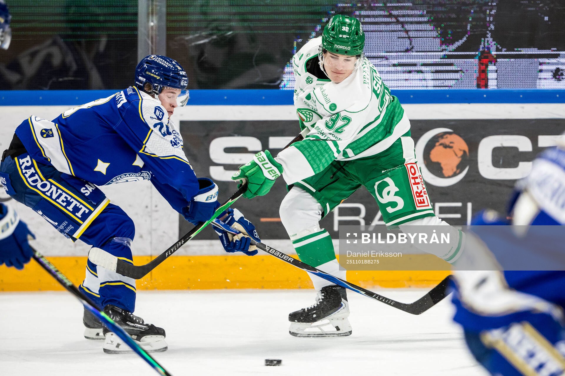 Leksands Victor Johansson och Rögles Isac Solberg
