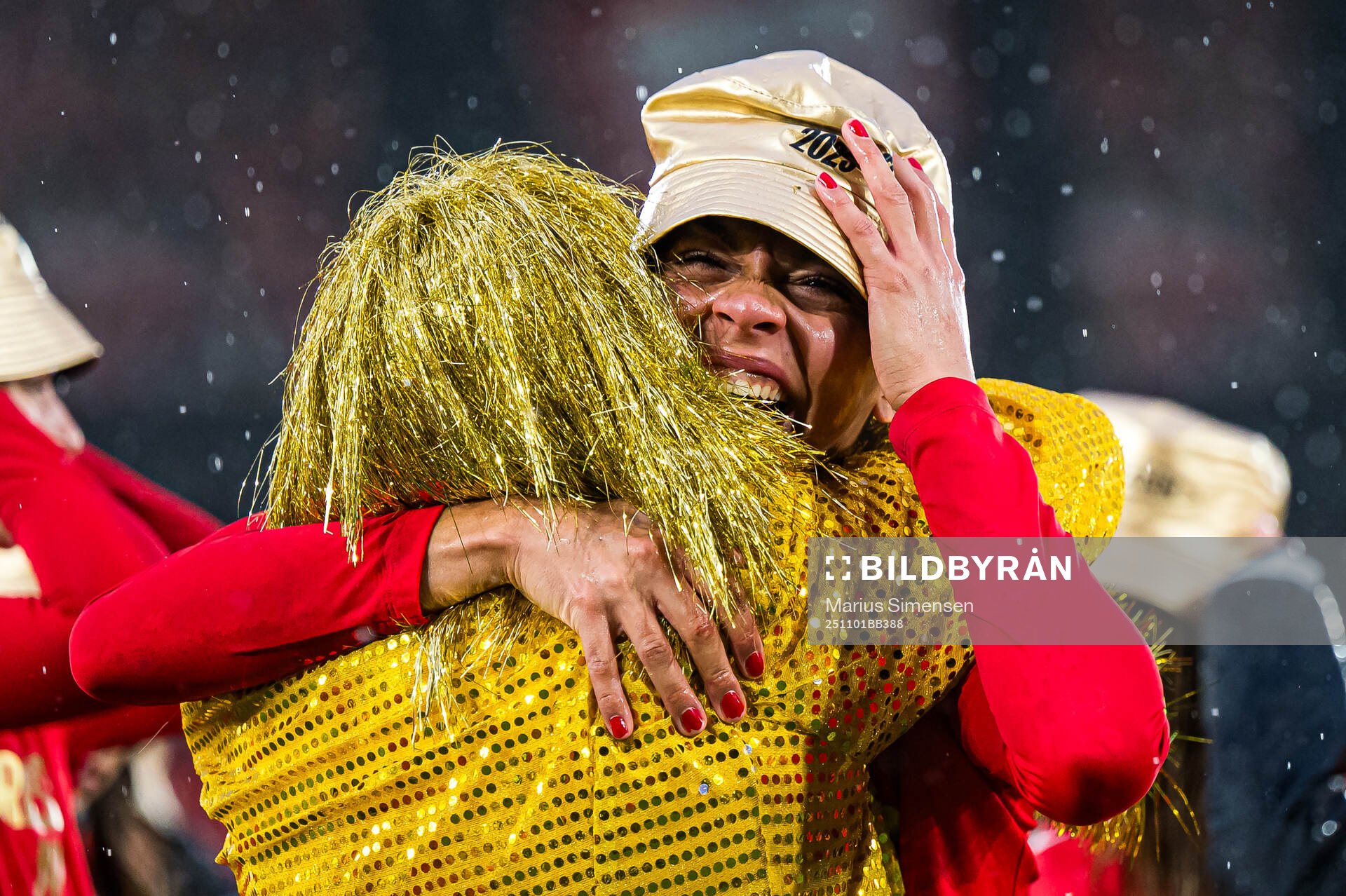 Josefine Birkelund of Brann celebrates