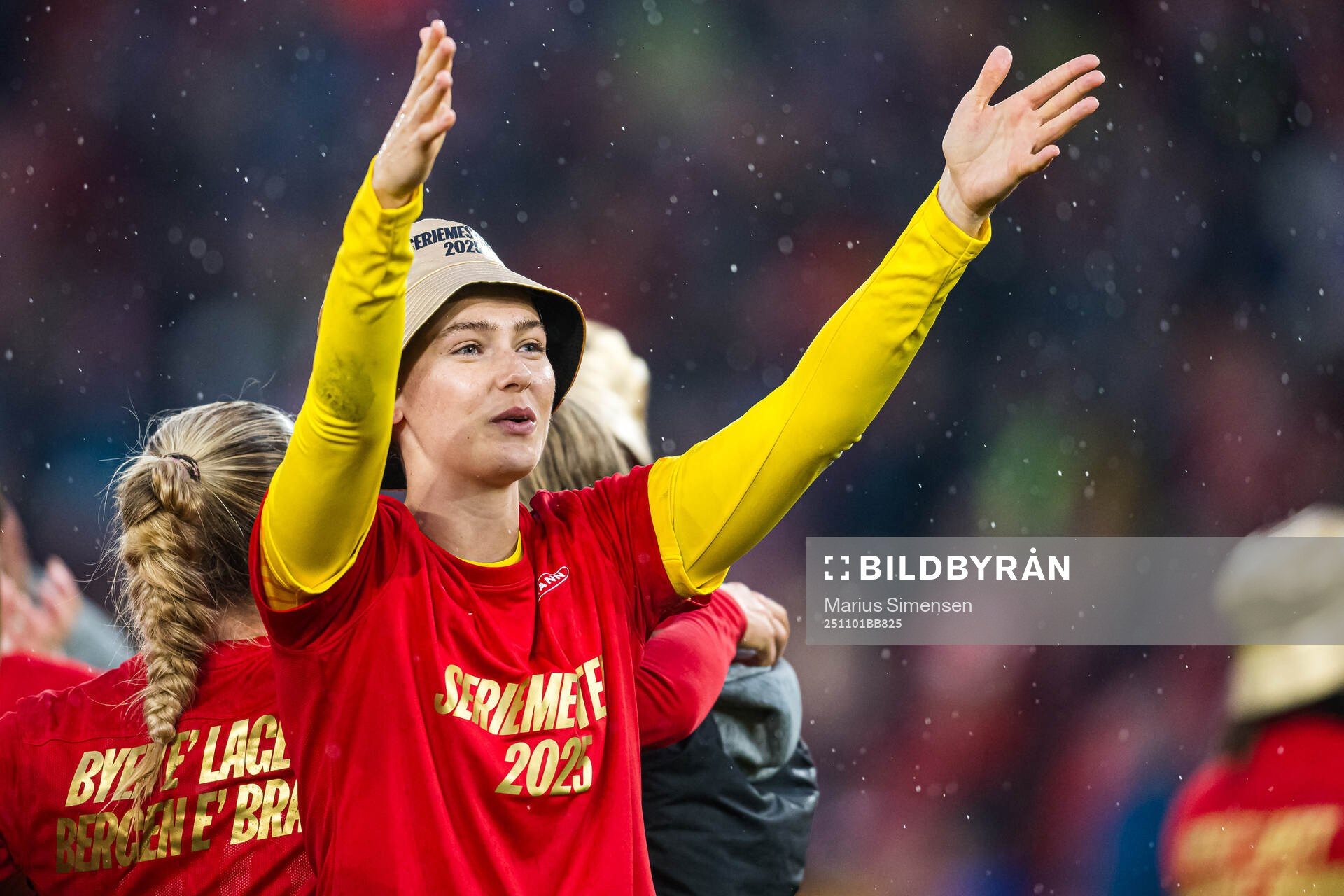 Selma Panengstuen of Brann celebrates