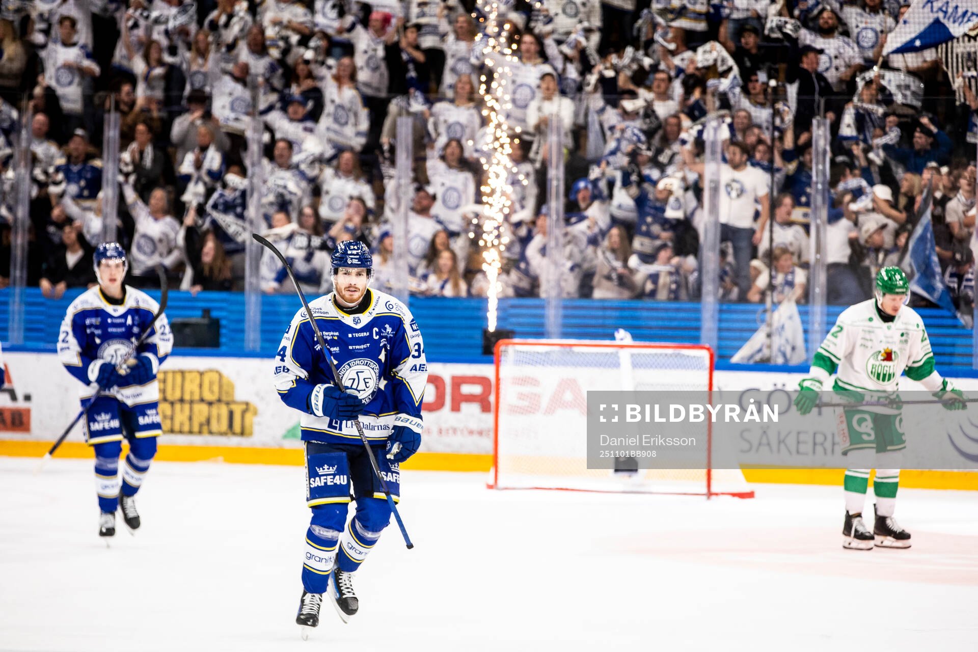Leksands Peter Cehlarik jubel