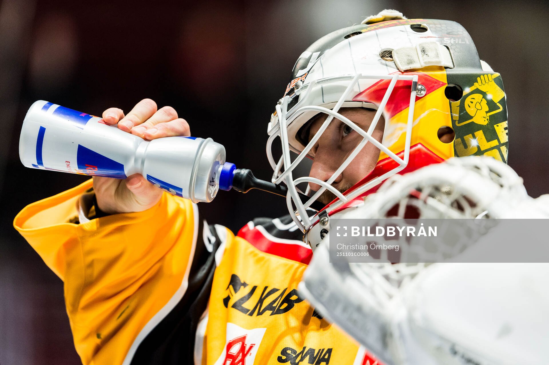 Luleås målvakt Joel Lassinantti