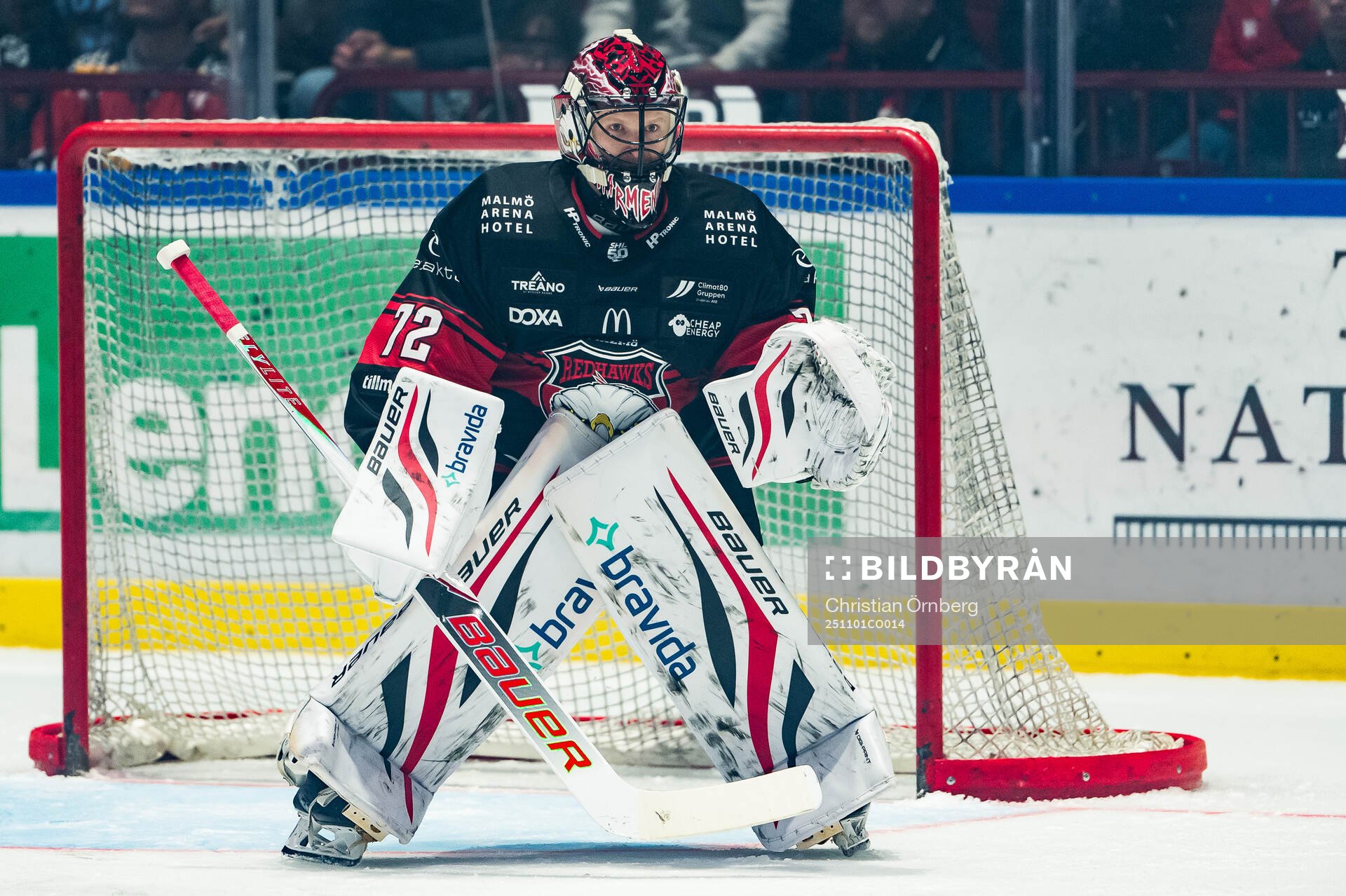 Malmö Redhawks målvakt Daniel Marmenlind
