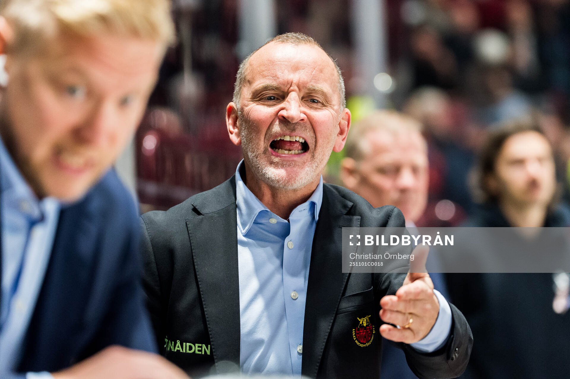 Luleås tränare Thomas Berglund reagearr