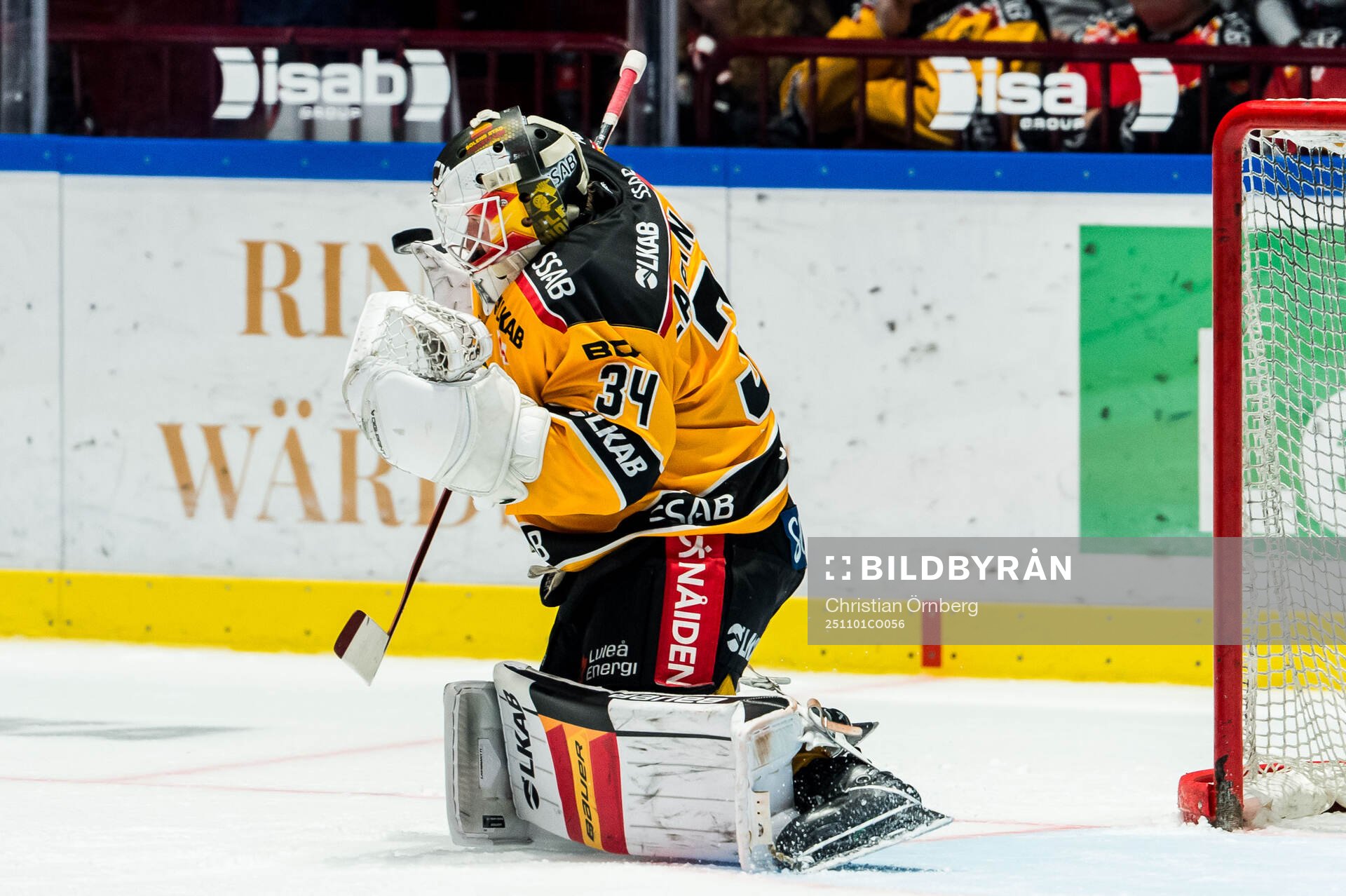 Luleås målvakt Joel Lassinantti