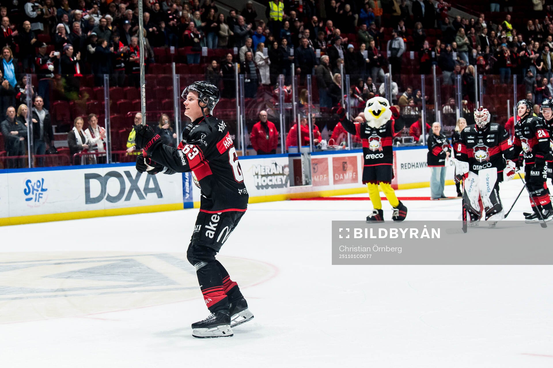 Malmö Redhawks Fredrik Händemark jublar