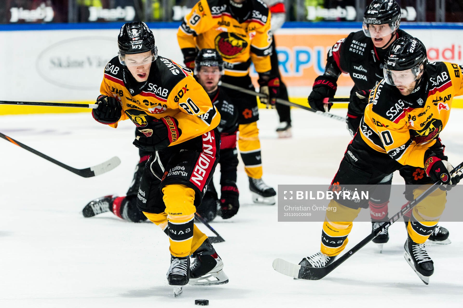 Luleås Casper Juustovaara Karlsson och Einar Emanuelsson