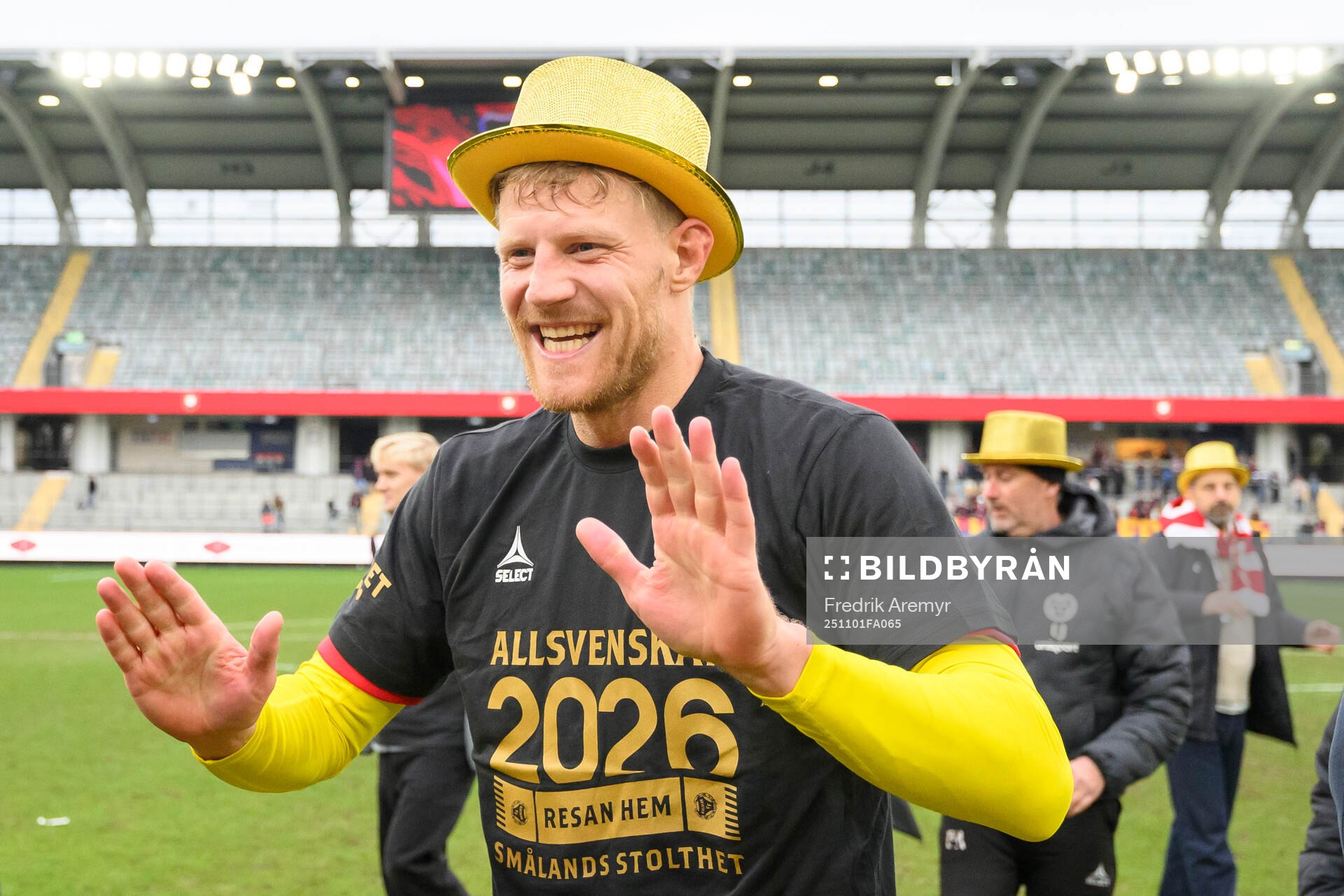Kalmars Lars Sætra jublar