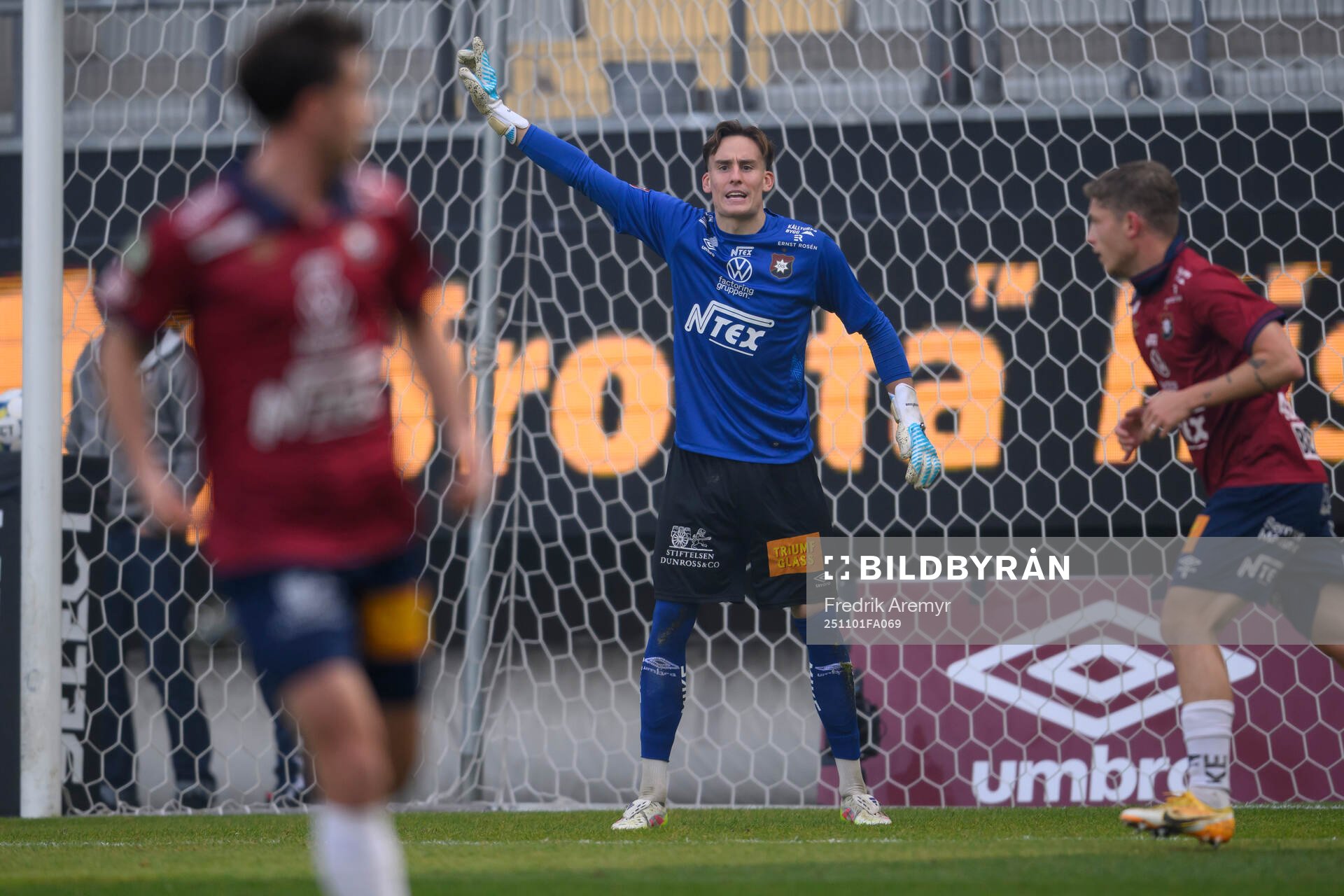 Örgrytes målvakt Hampus Gustafsson