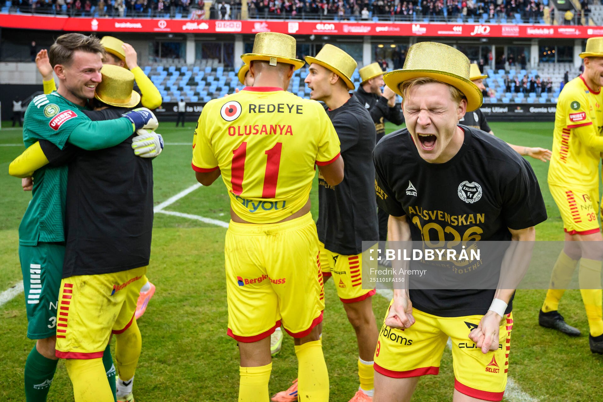 Kalmars Malcolm Stolt  jublar