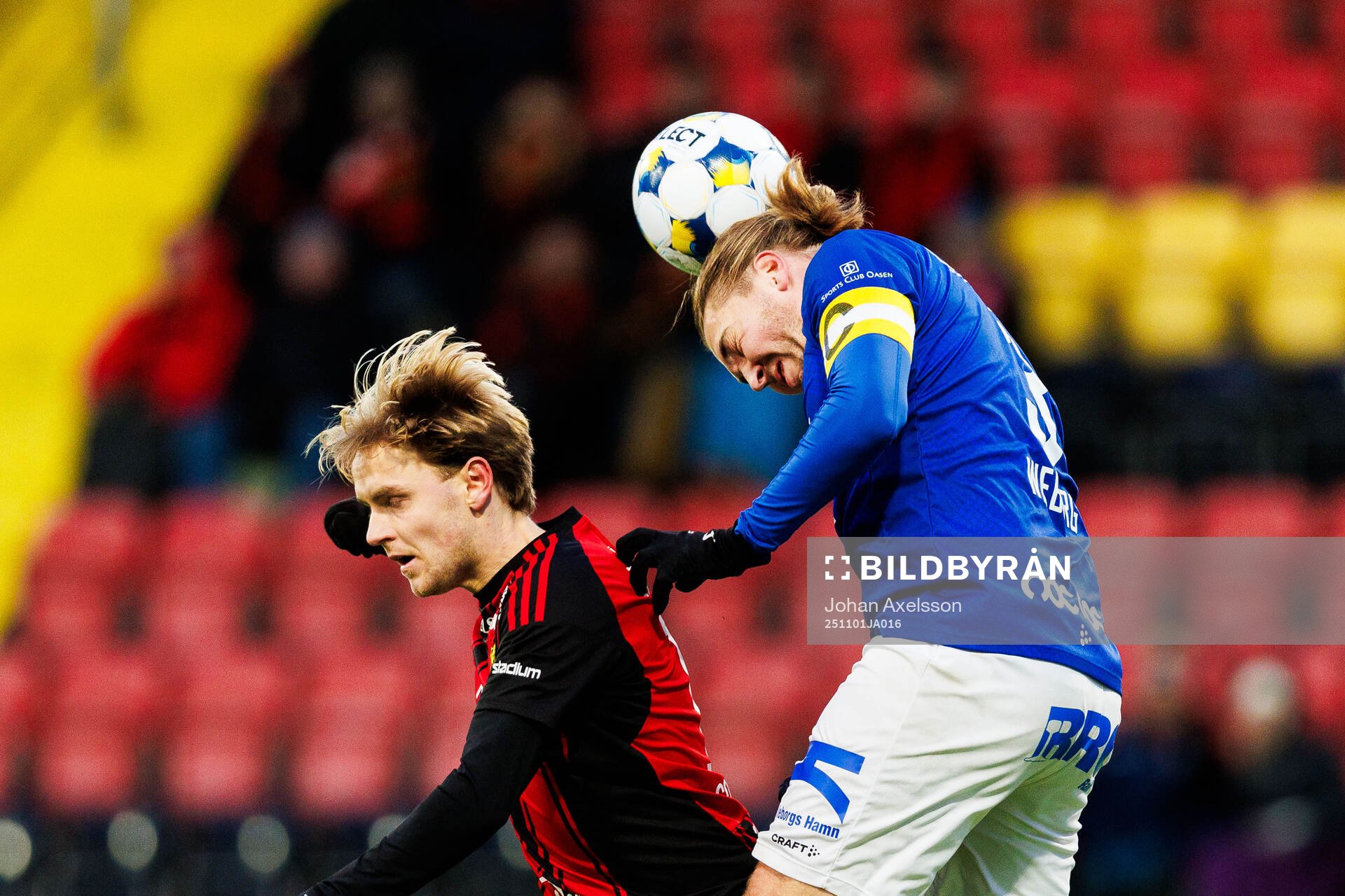 Östersunds Simon Marklund och Trelleborgs Charlie Weberg